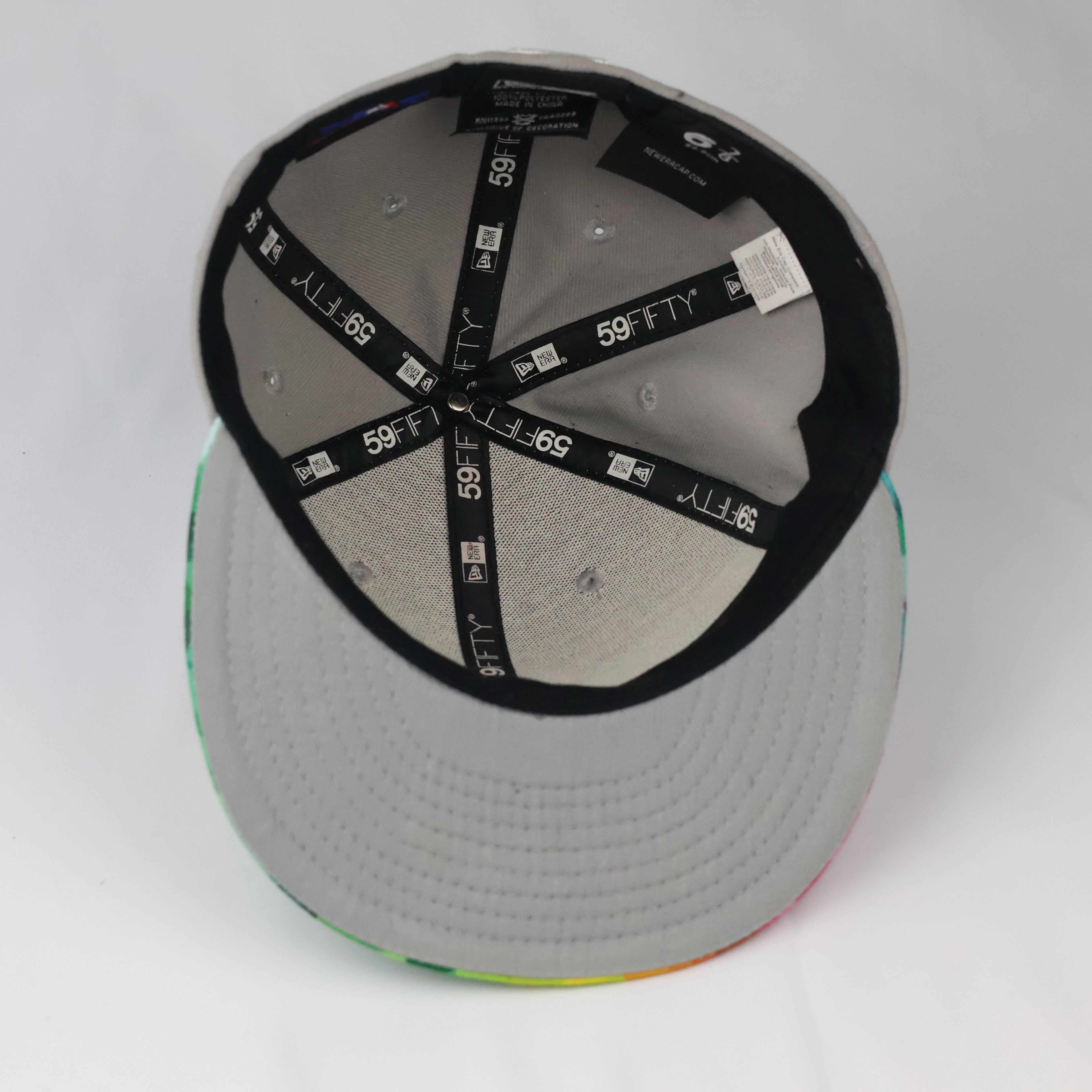 New Era 59FIFTY NY Yankees Spectrum Visor Fitted Thrifted Cap – Grey