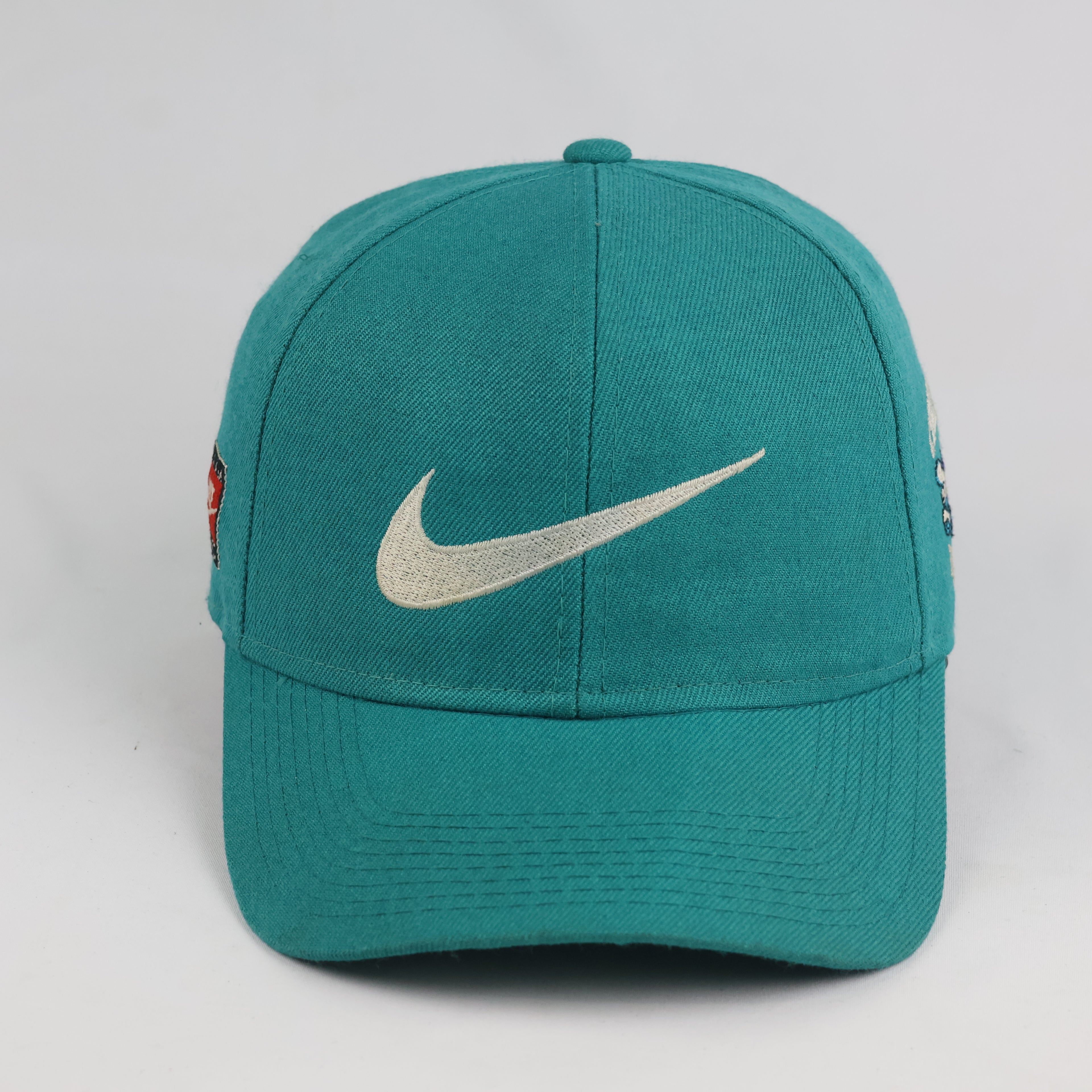 Classic Nike Team Sports Charlotte Hornets Cap - Thrifted Teal Green NBA Snapback