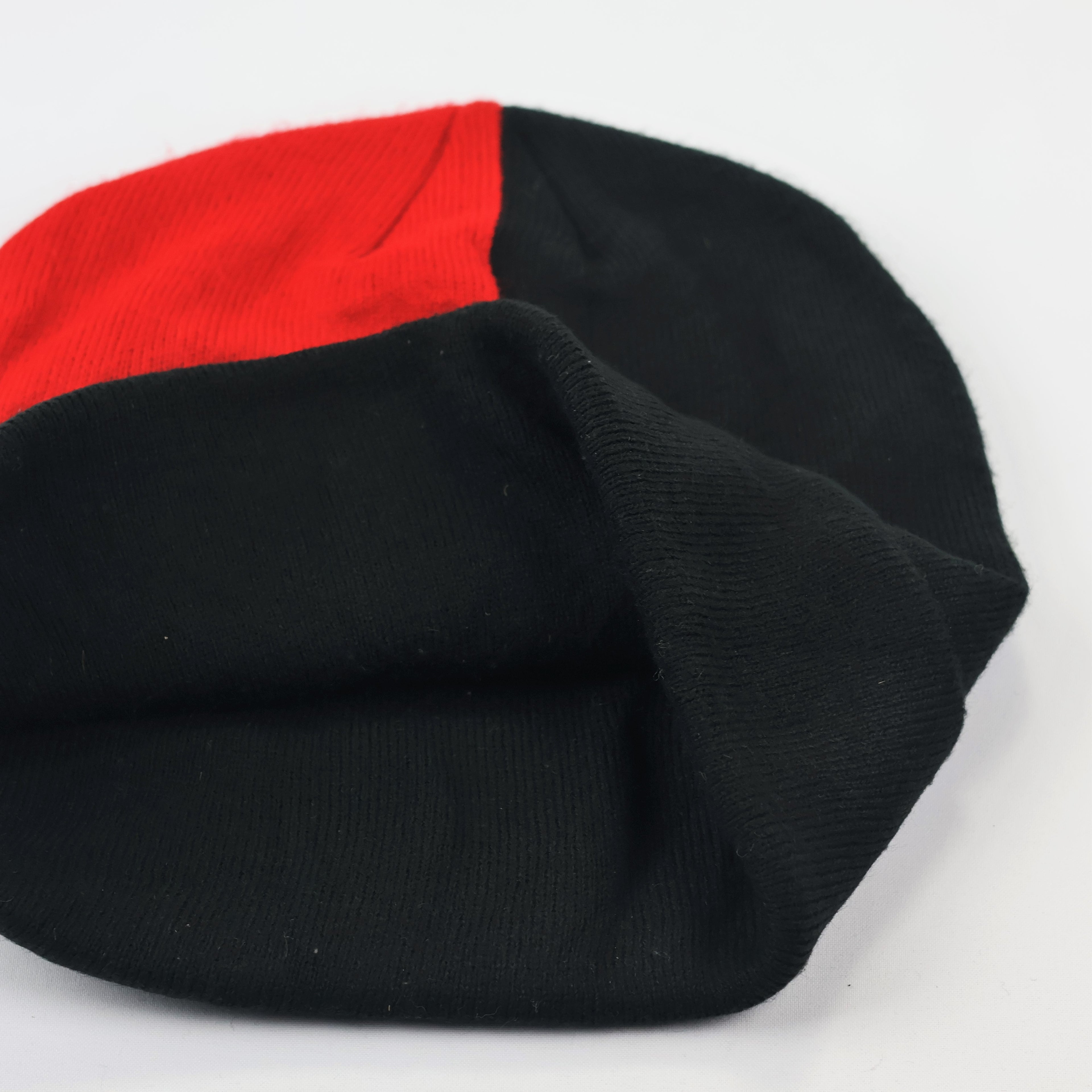 Official Mitchell & Ness Black Cuff Thrifted Beanie – Classic Script Streetwear Hat