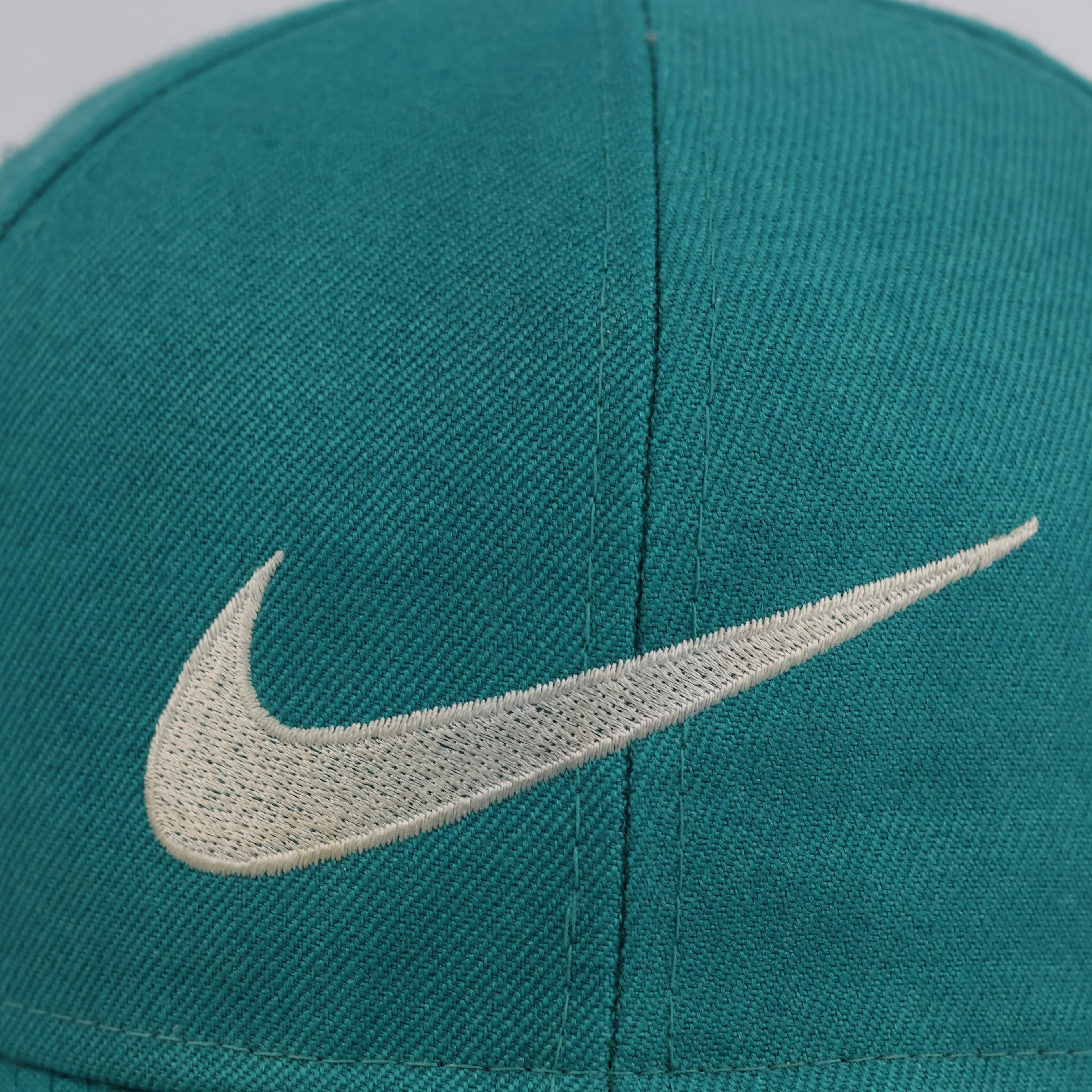 Classic Nike Team Sports Charlotte Hornets Cap - Thrifted Teal Green NBA Snapback