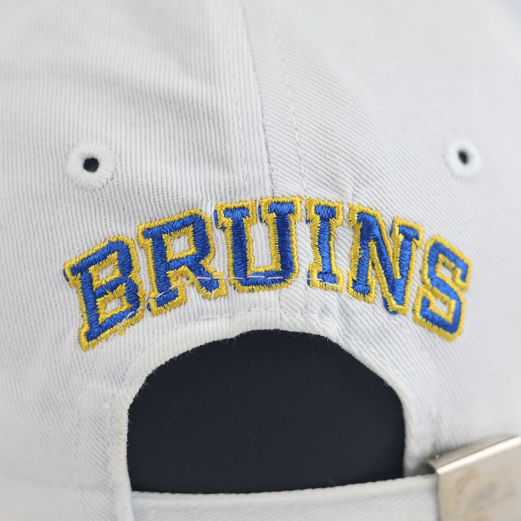 Thrifted UCLA Bruins 1919 White Vintage Baseball Dad Hat   | 10774