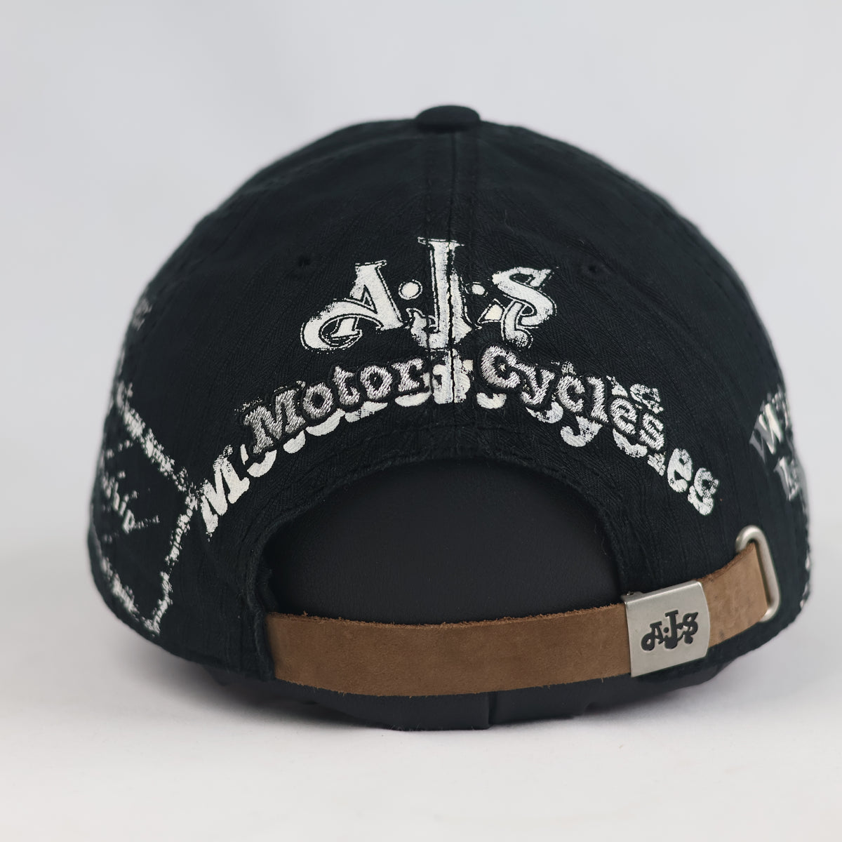 Thrifted AJS Motorcycles 1949 World Championship Black Cap | 10773