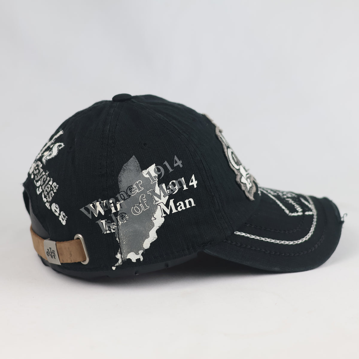 Thrifted AJS Motorcycles 1949 World Championship Black Cap | 10773