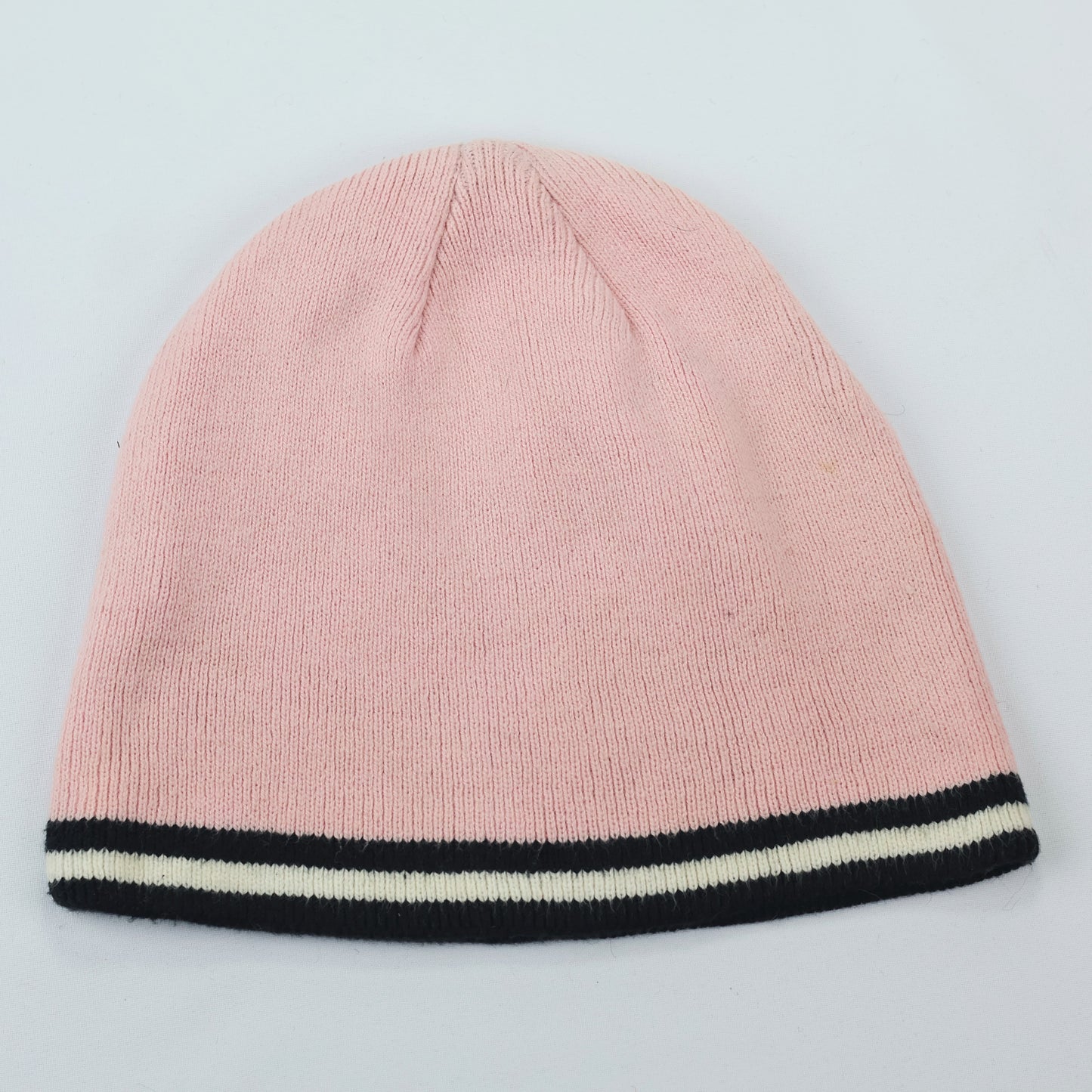 adidas Originals Pink Ribbed Thrifted Beanie Hat – Classic Trefoil Logo Winter Cap
