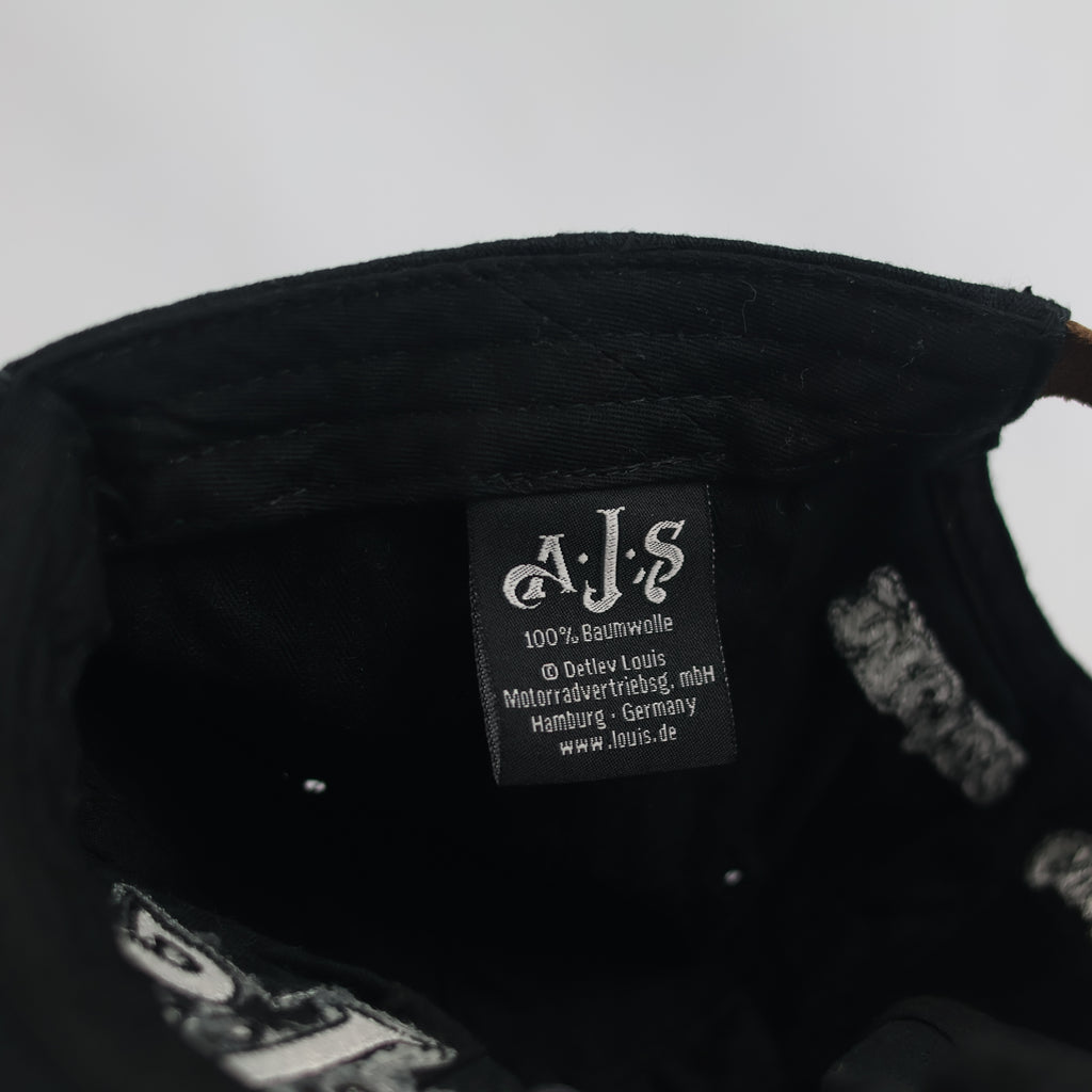 Thrifted AJS Motorcycles 1949 World Championship Black Cap | 10773