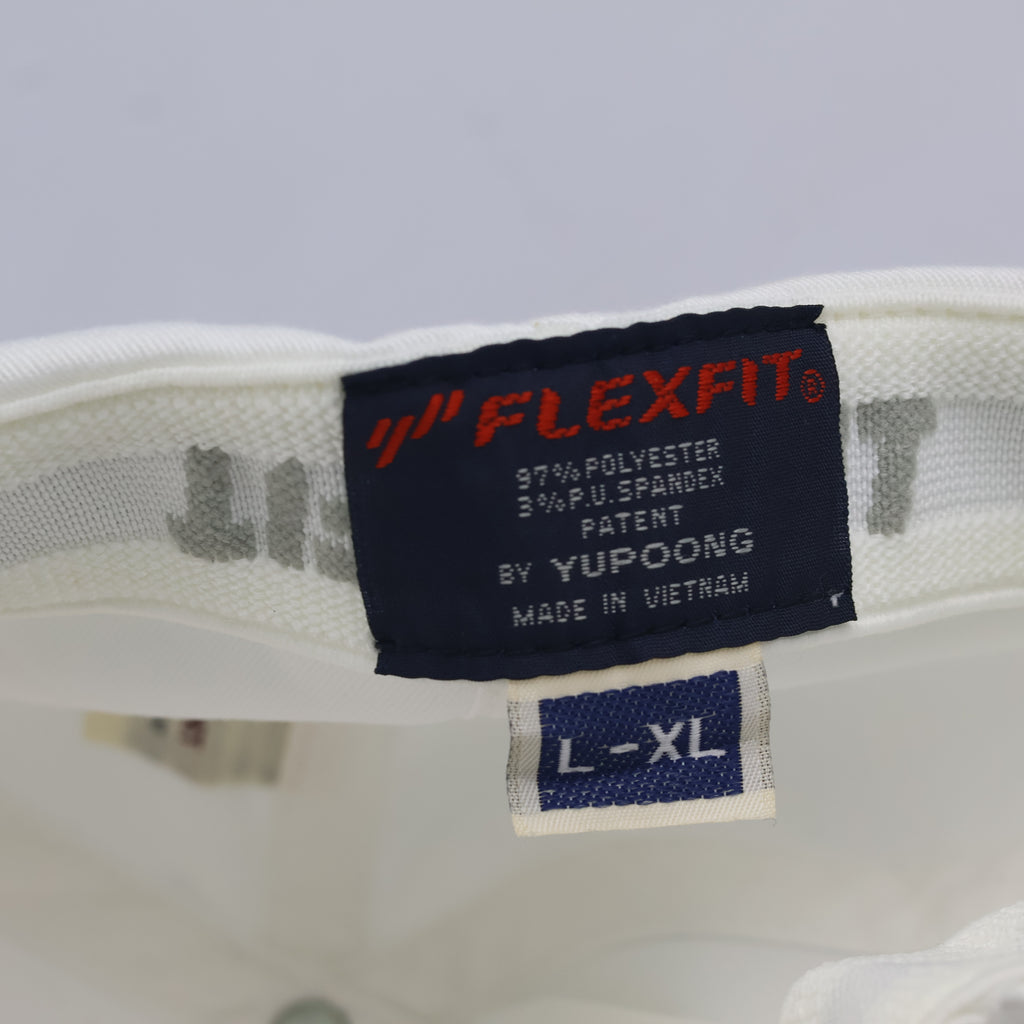 Classic Wajax Corporate Promo Cap - White & Red Flexfit Hat with Maple Leaf