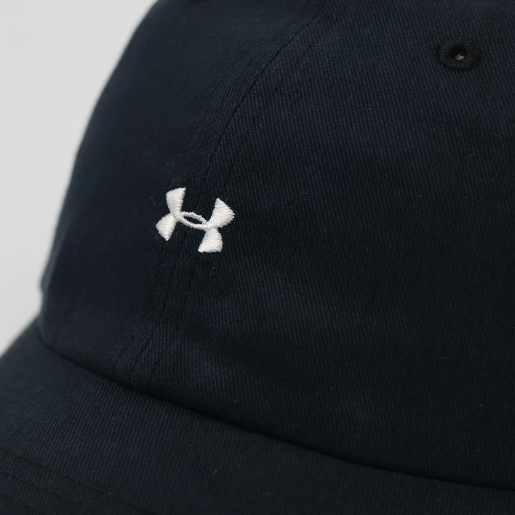 Under Armour Micro-Logo Thrifted Baseball Cap – Navy Blue Dad Hat