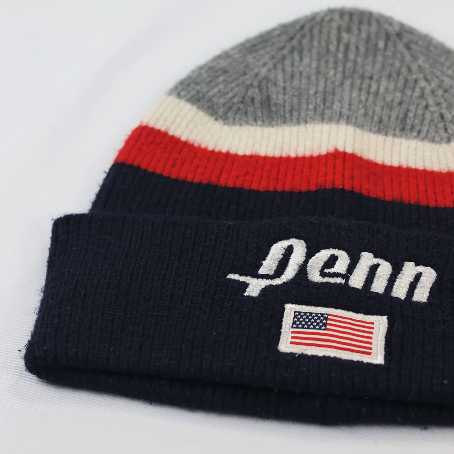 Official Penn Sportswear Multicolor Thrifted Beanie – Soft Chunky Knit Winter Cap