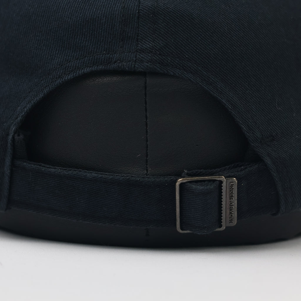 Under Armour Micro-Logo Thrifted Baseball Cap – Navy Blue Dad Hat