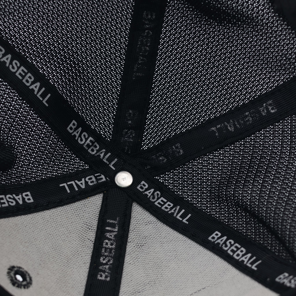Orange Letter "A" Varsity Style Mesh Back Hat – Thrifted Black