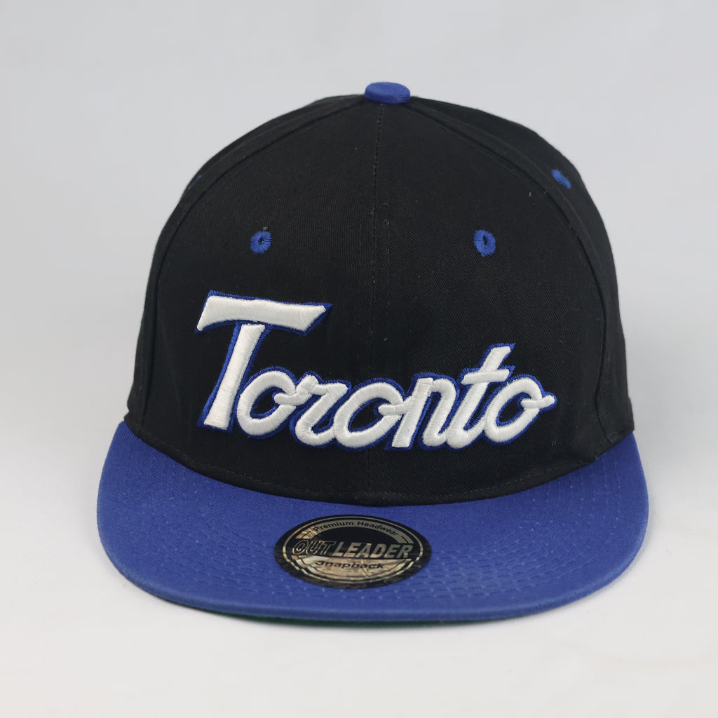 Thrifted Out Leader Toronto Script Two-Tone Snapback Hat | 10809