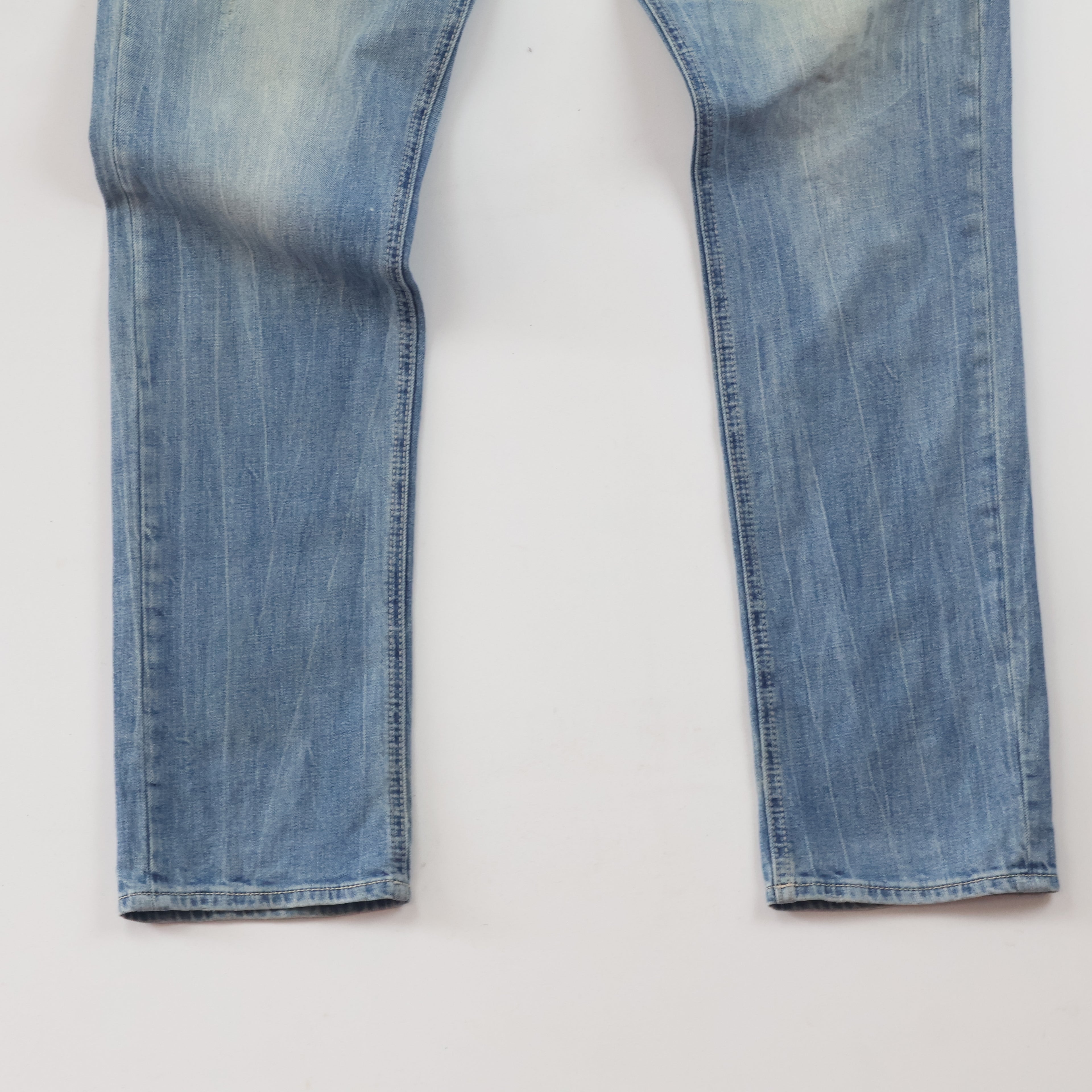 Thrifted Nix Men's Light Blue Straight Leg Jeans 34 Waist/ J1031