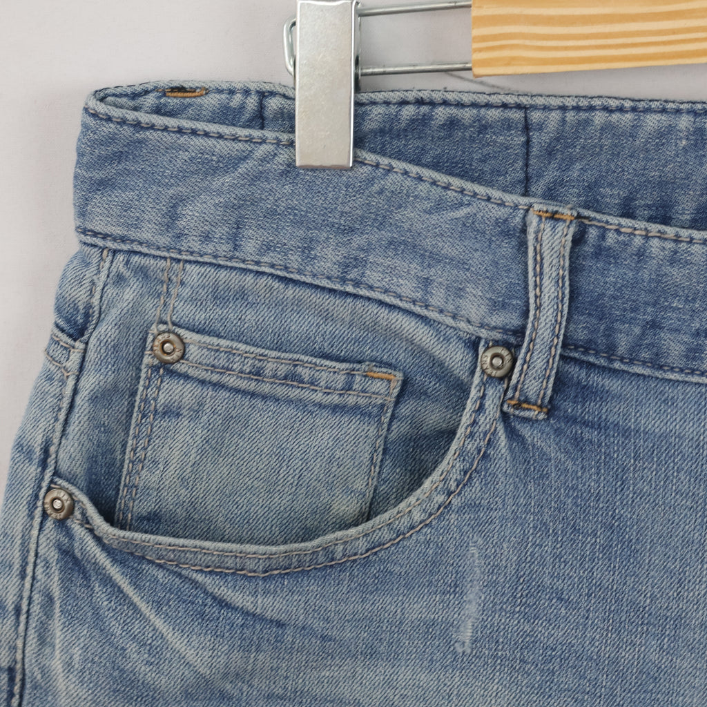 Thrifted Nix Men's Light Blue Straight Leg Jeans 34 Waist/ J1031