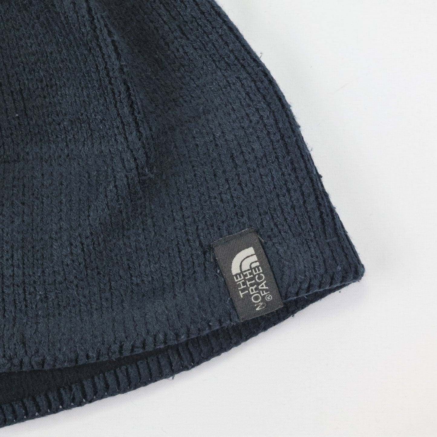 Premium The North Face Winter Thrifted Cap – Black Cuffed Logo Box Beanie