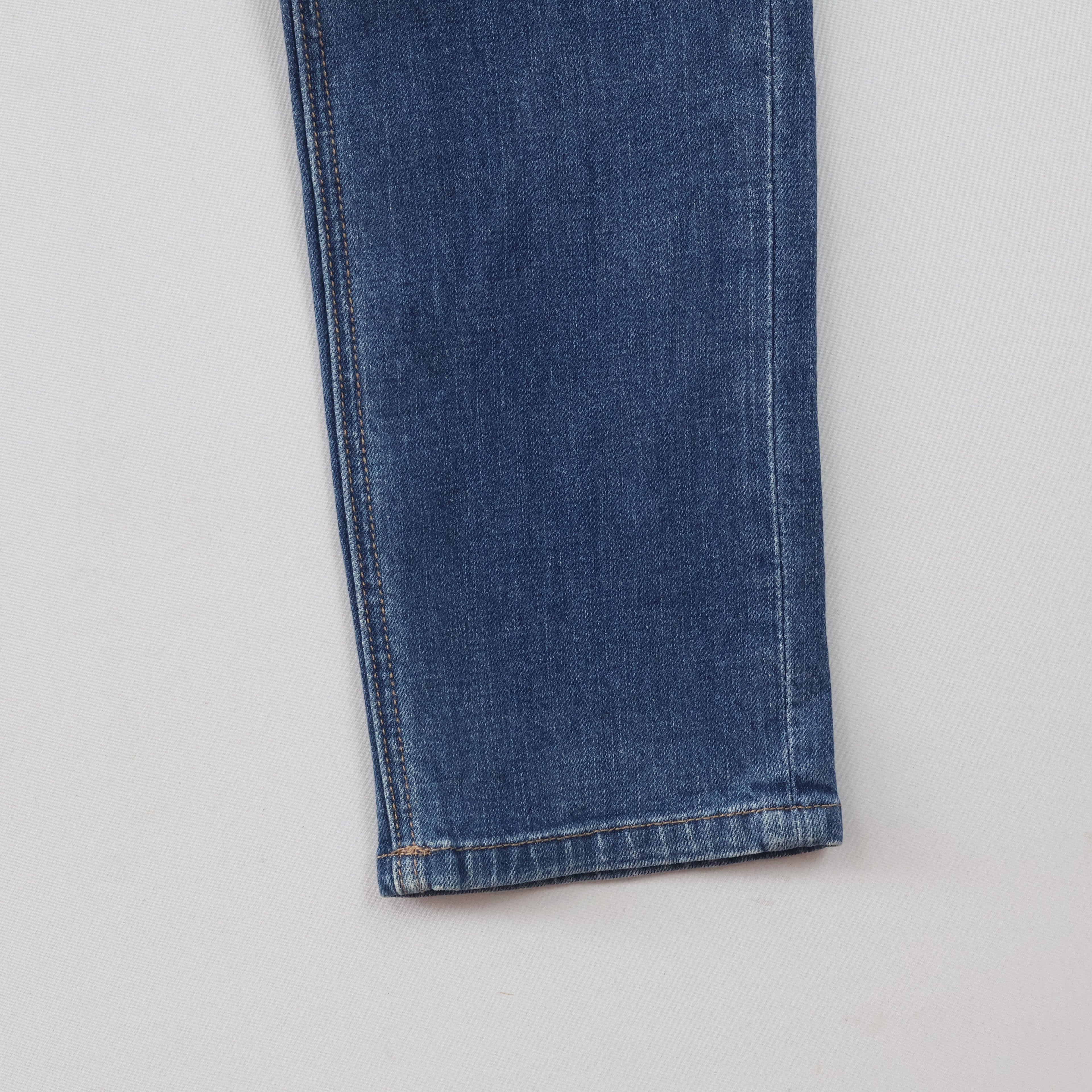 Thrifted Frank Stone Men's Ripped Blue Slim Jeans 32 Waist/ J1030