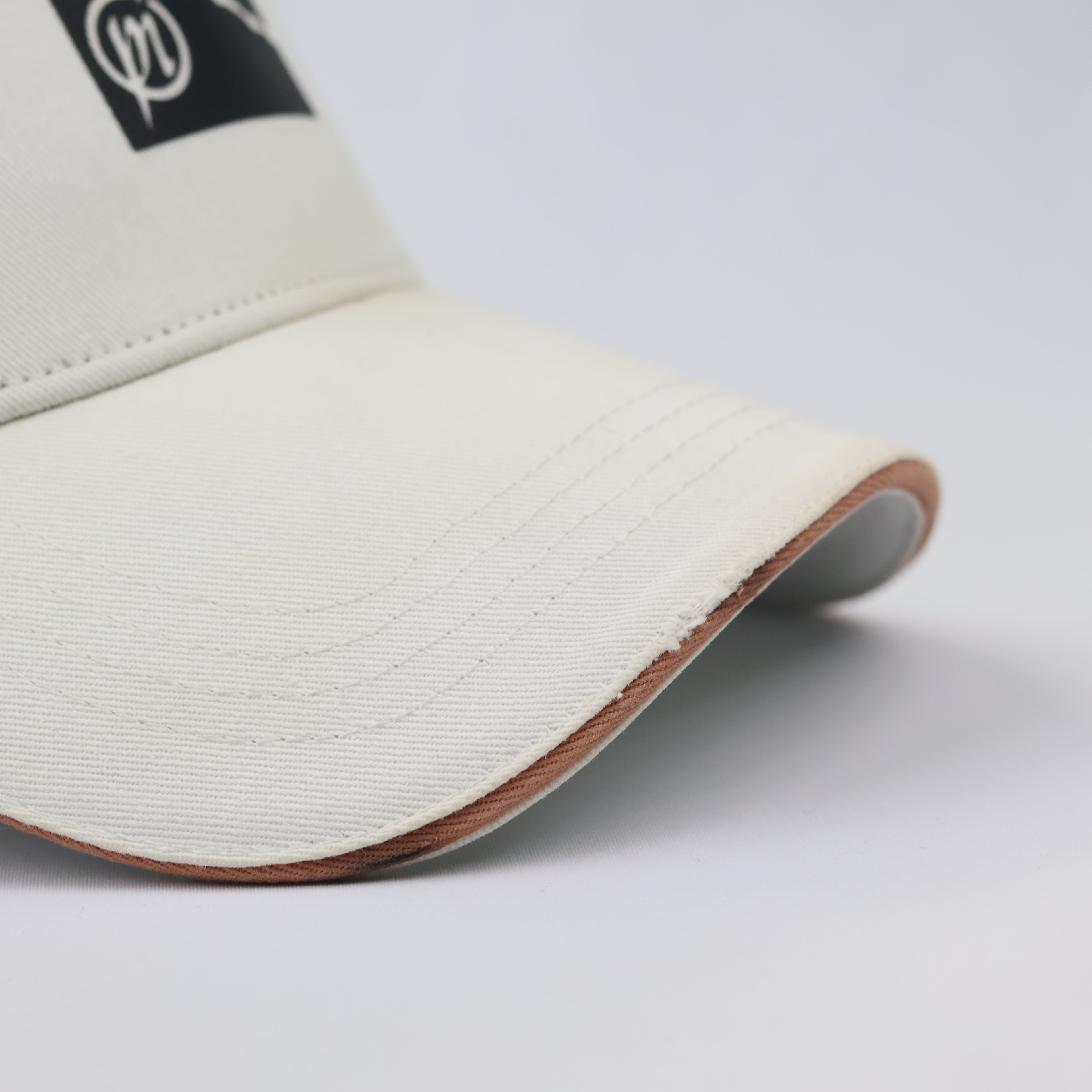 Preston Innovations Off-White & Black Mesh Trucker Cap