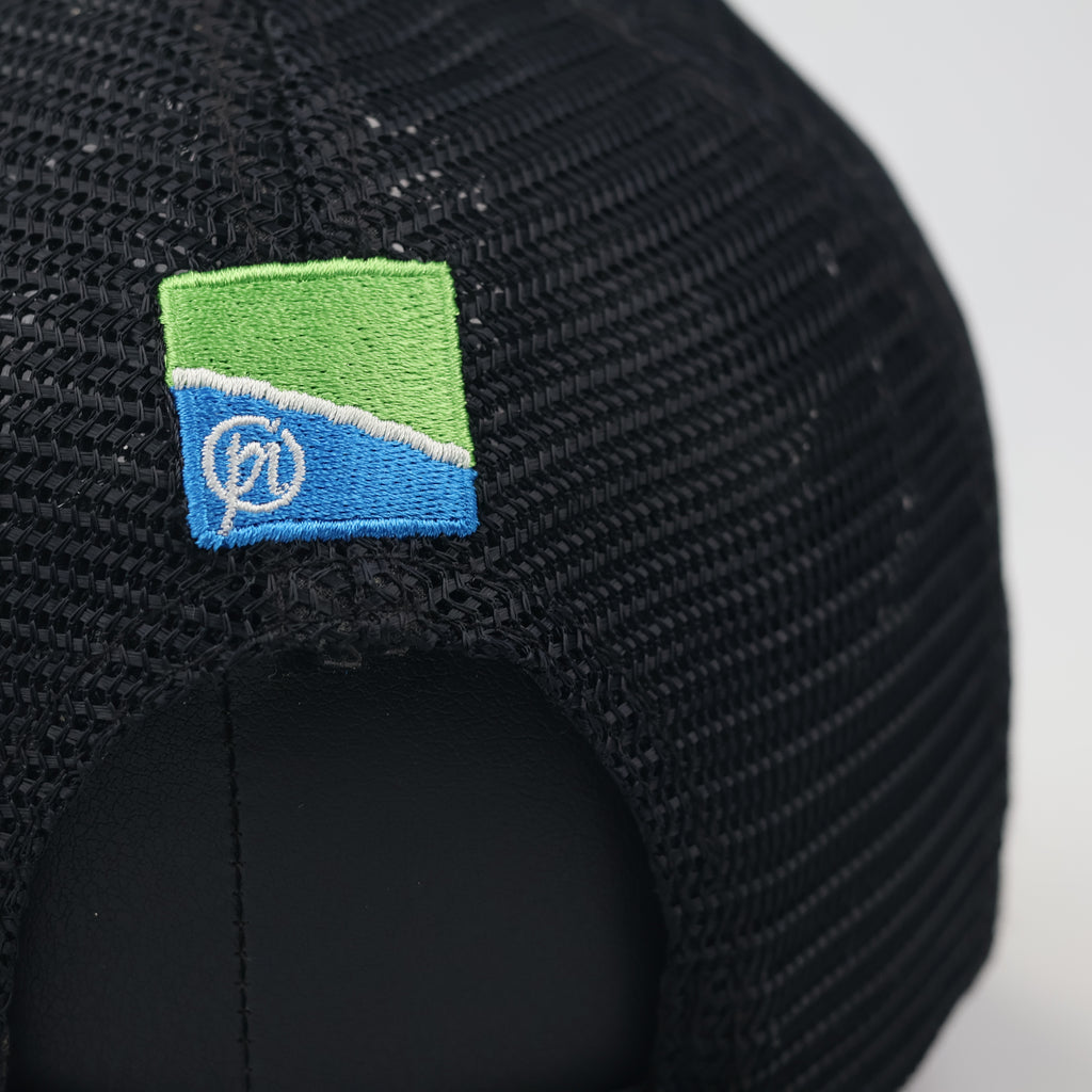 Preston Innovations Off-White & Black Mesh Trucker Cap