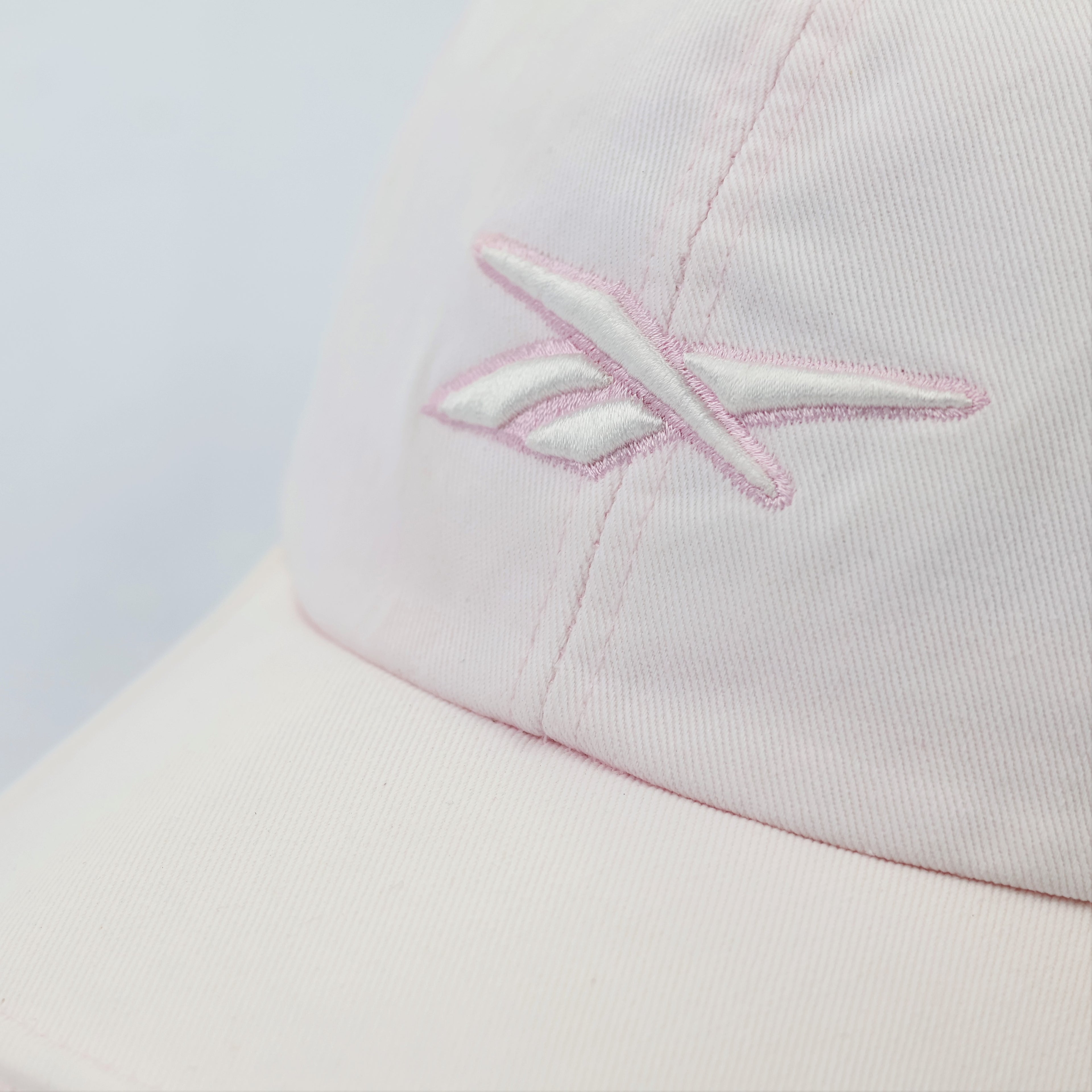 Vintage Reebok Pastel Pink Baseball Cap - Embroidered Logo