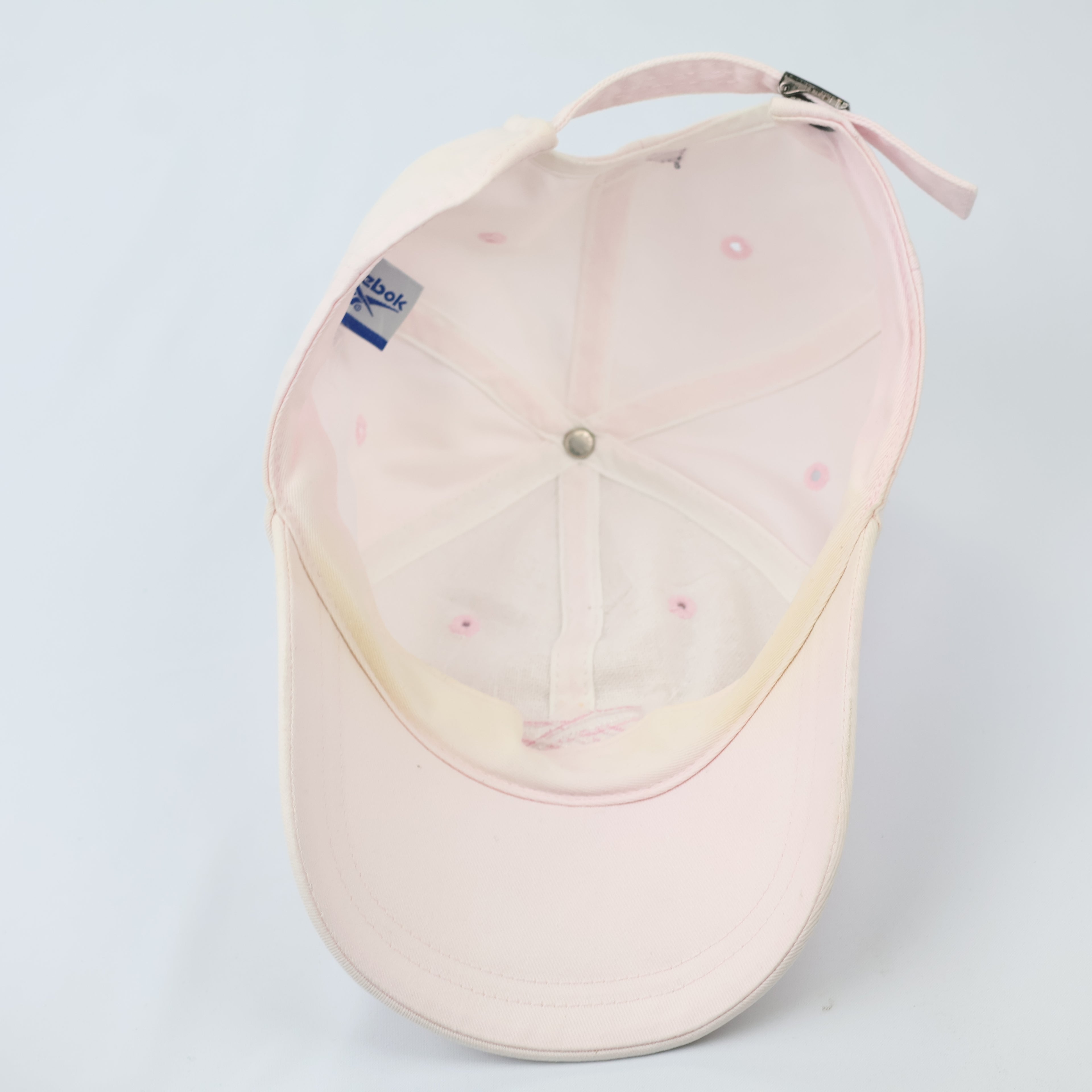 Vintage Reebok Pastel Pink Baseball Cap - Embroidered Logo