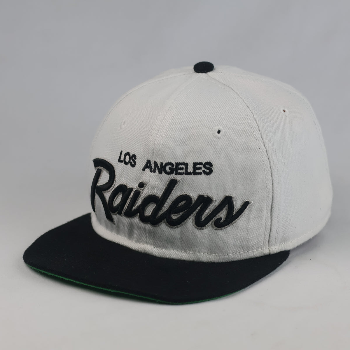 Mitchell & Ness LA Raiders Green Underbrim Two-Tone Snapback Cap | 10803