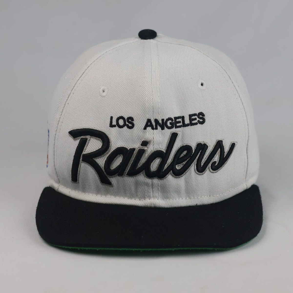 Mitchell & Ness LA Raiders Green Underbrim Two-Tone Snapback Cap | 10803