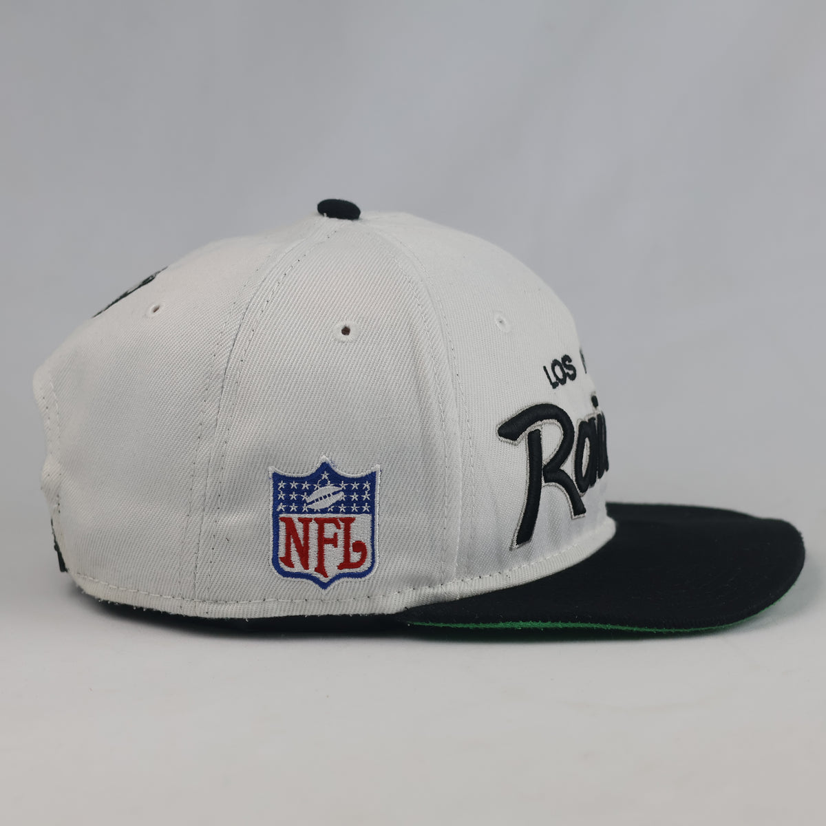 Mitchell & Ness LA Raiders Green Underbrim Two-Tone Snapback Cap | 10803