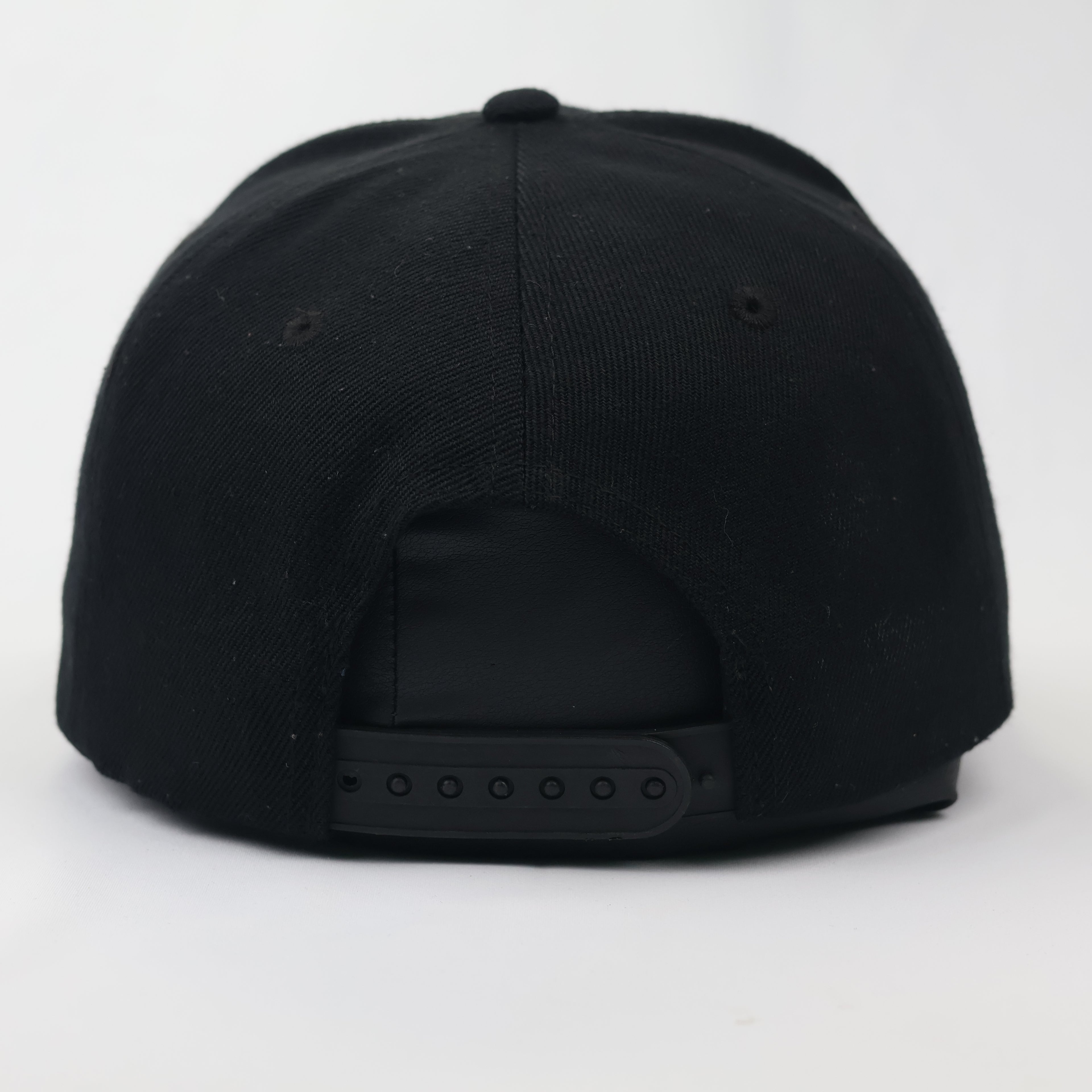 Paragliding Graphic Black Snapback Cap - Beechfield Vintage
