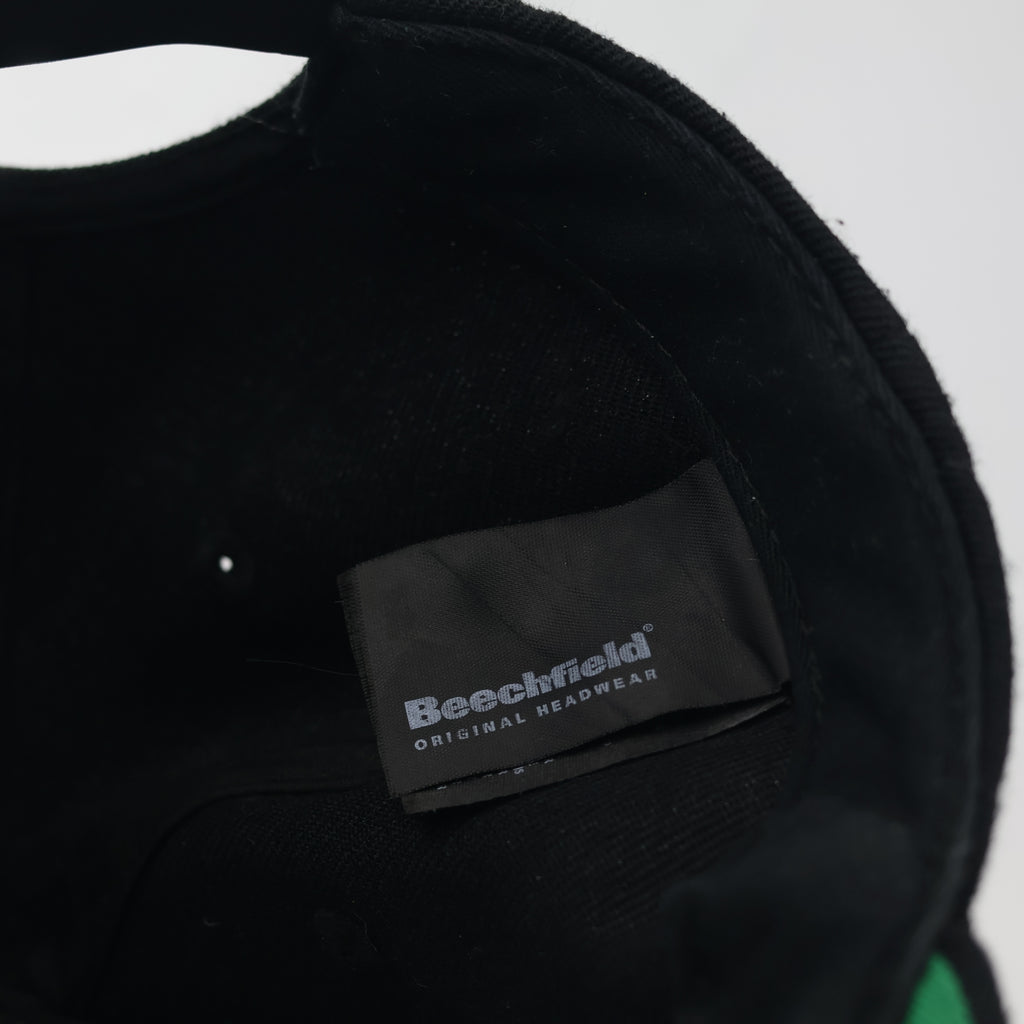Paragliding Graphic Black Snapback Cap - Beechfield Vintage