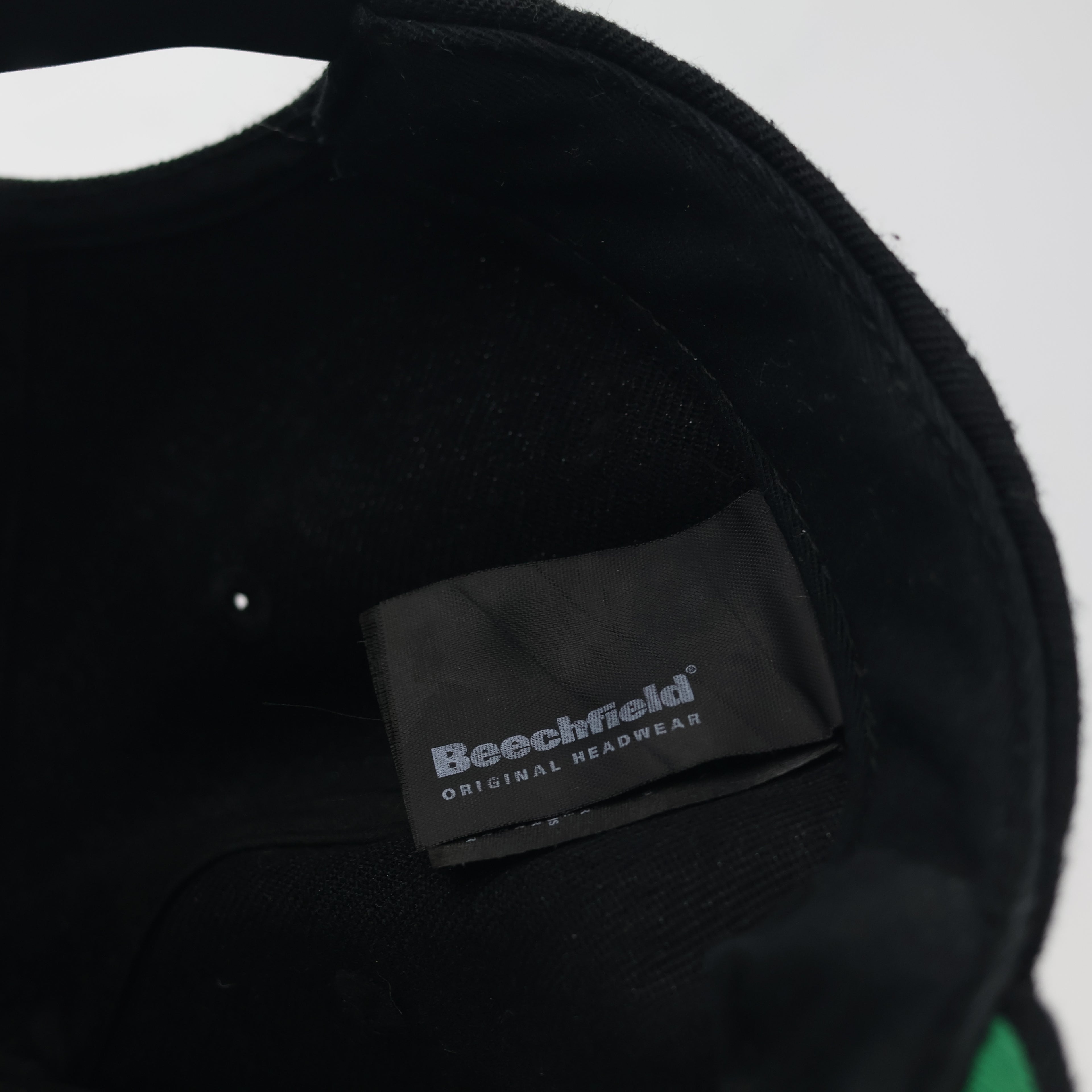 Paragliding Graphic Black Snapback Cap - Beechfield Vintage