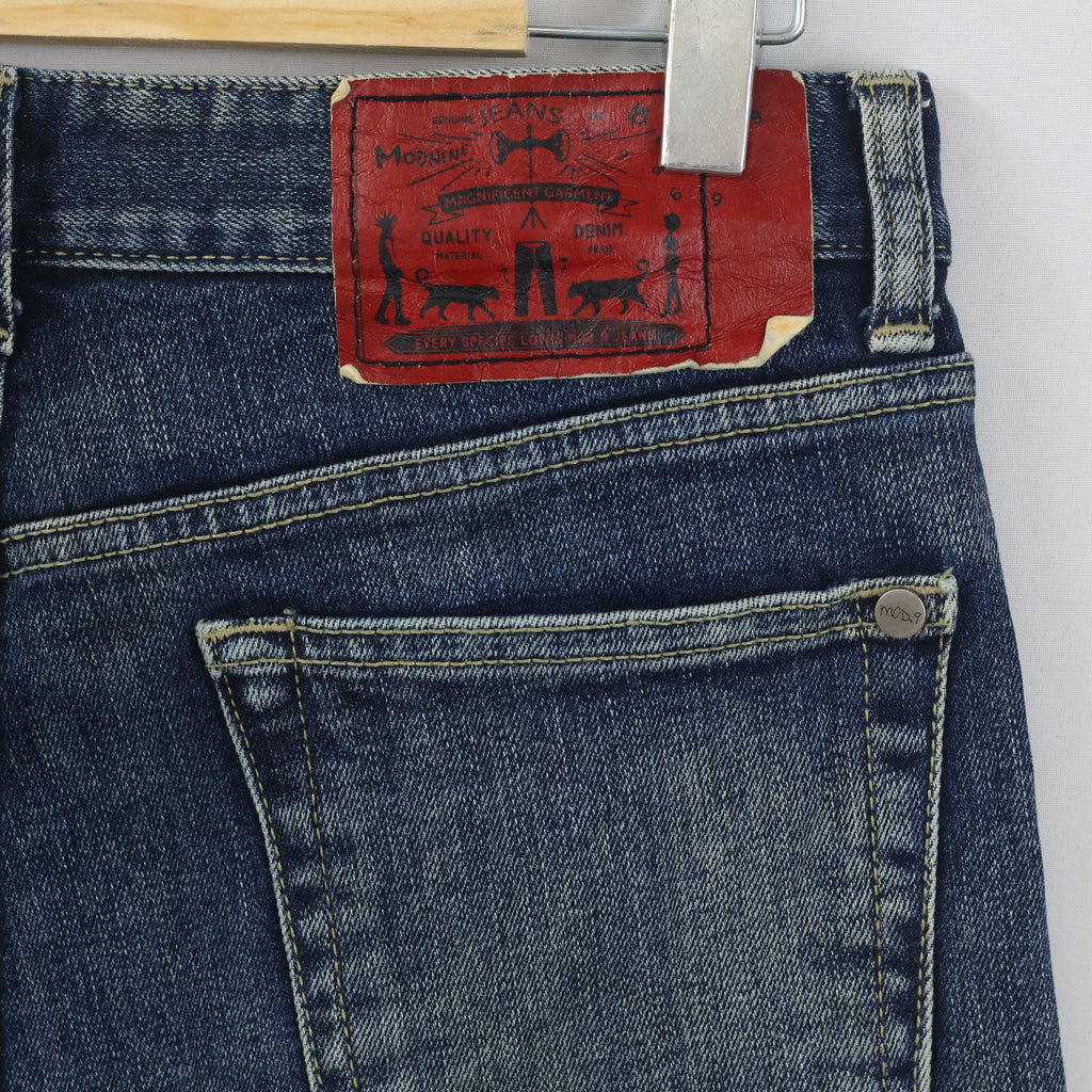 Vintage MOD.9 Men's Medium Wash Thrifted Denim Jeans 30 Waist/ J1043