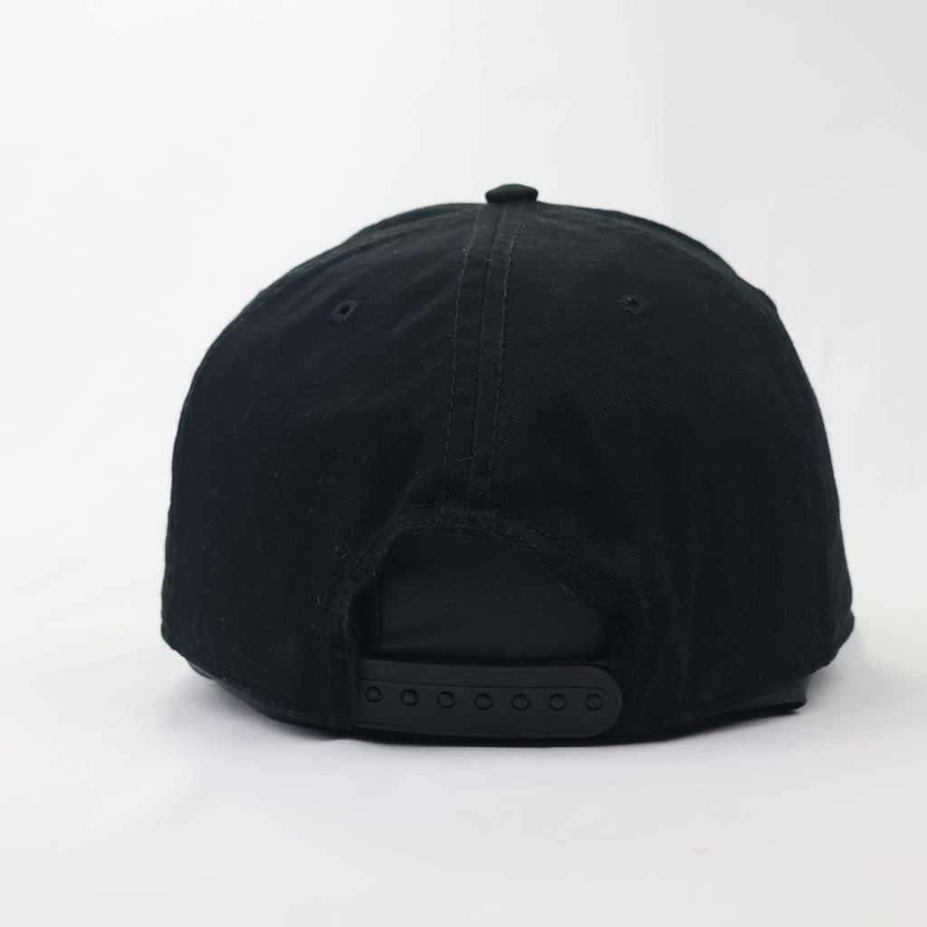 H&M "No Bad Vibes" Slogan Snapback Cap - Black & Floral