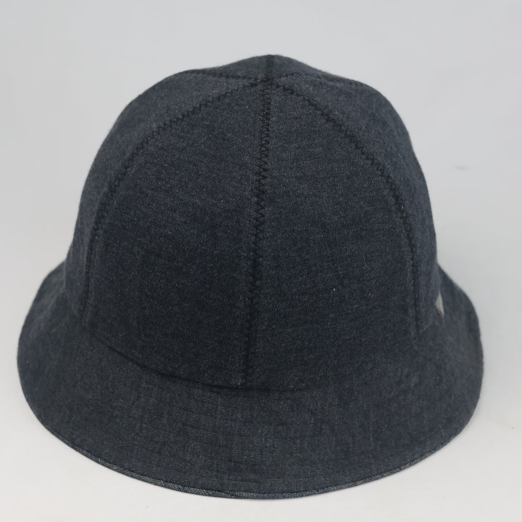 Thrifted LeCaf Number 86 Dark Charcoal Denim Bucket Hat