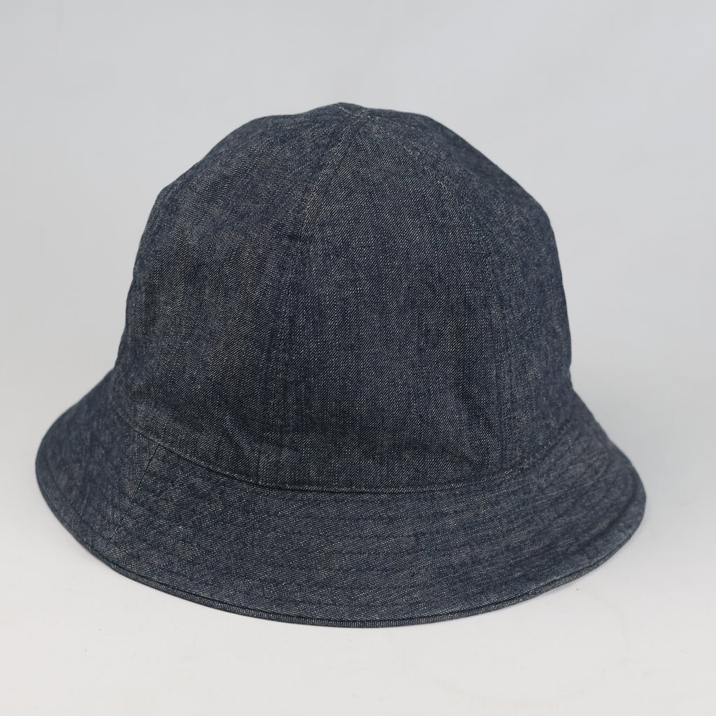 Thrifted LeCaf Number 86 Dark Charcoal Denim Bucket Hat