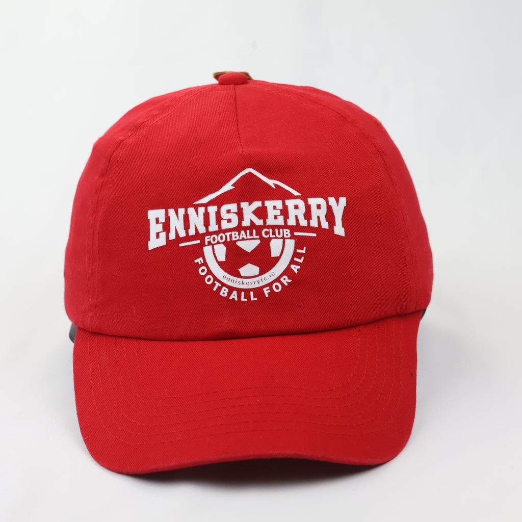 Beechfield Enniskerry Football Club Red Vintage Cap
