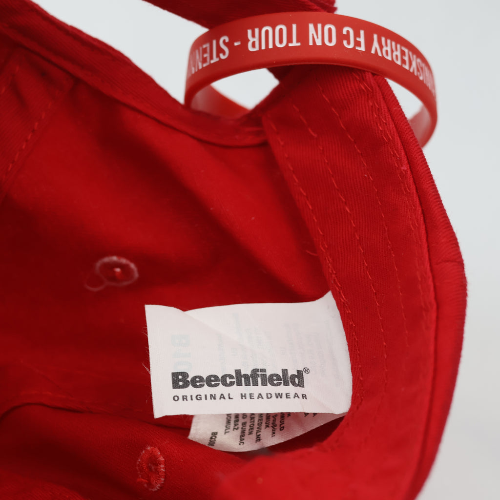 Beechfield Enniskerry Football Club Red Vintage Cap