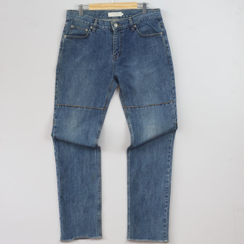 Thrifted Thisisneverthat Men's Blue Ripped Jeans 32-34 Waist/ J1040
