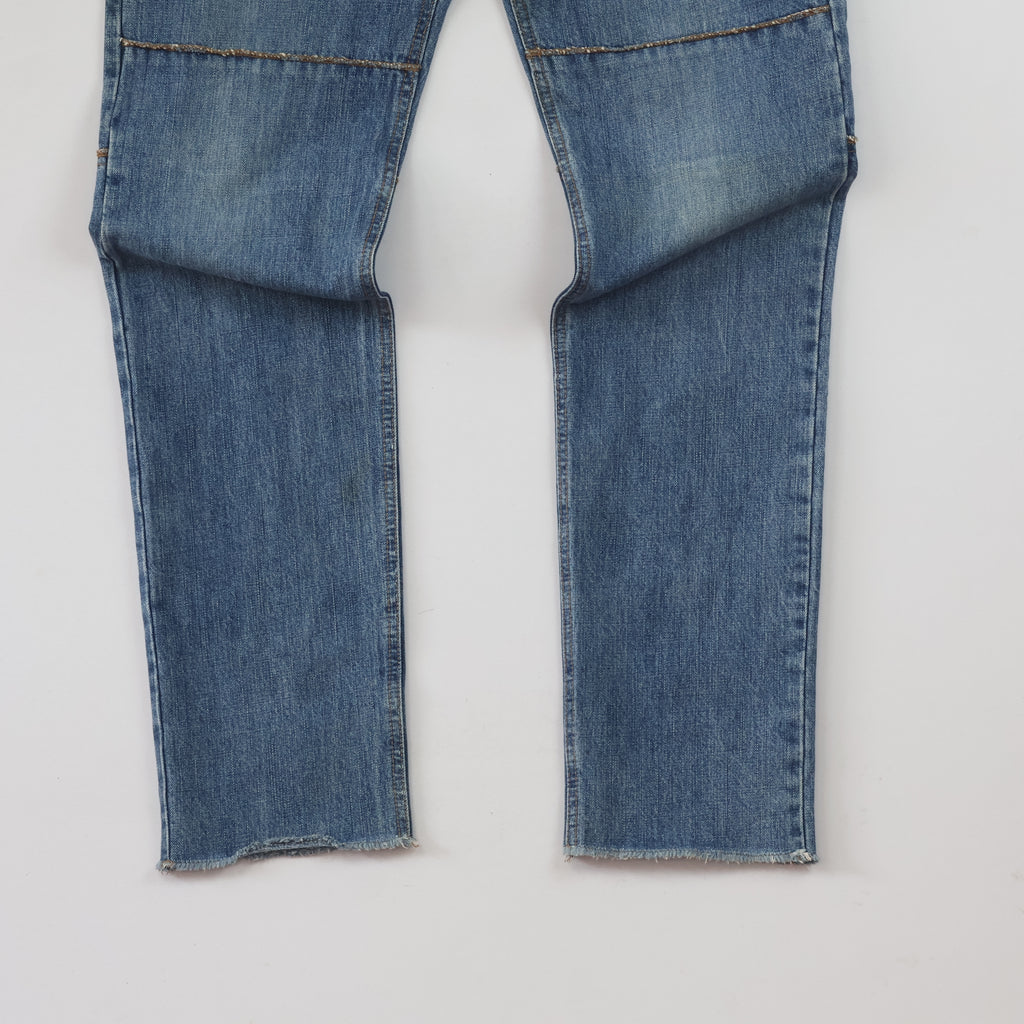 Thrifted Thisisneverthat Men's Blue Ripped Jeans 32-34 Waist/ J1040