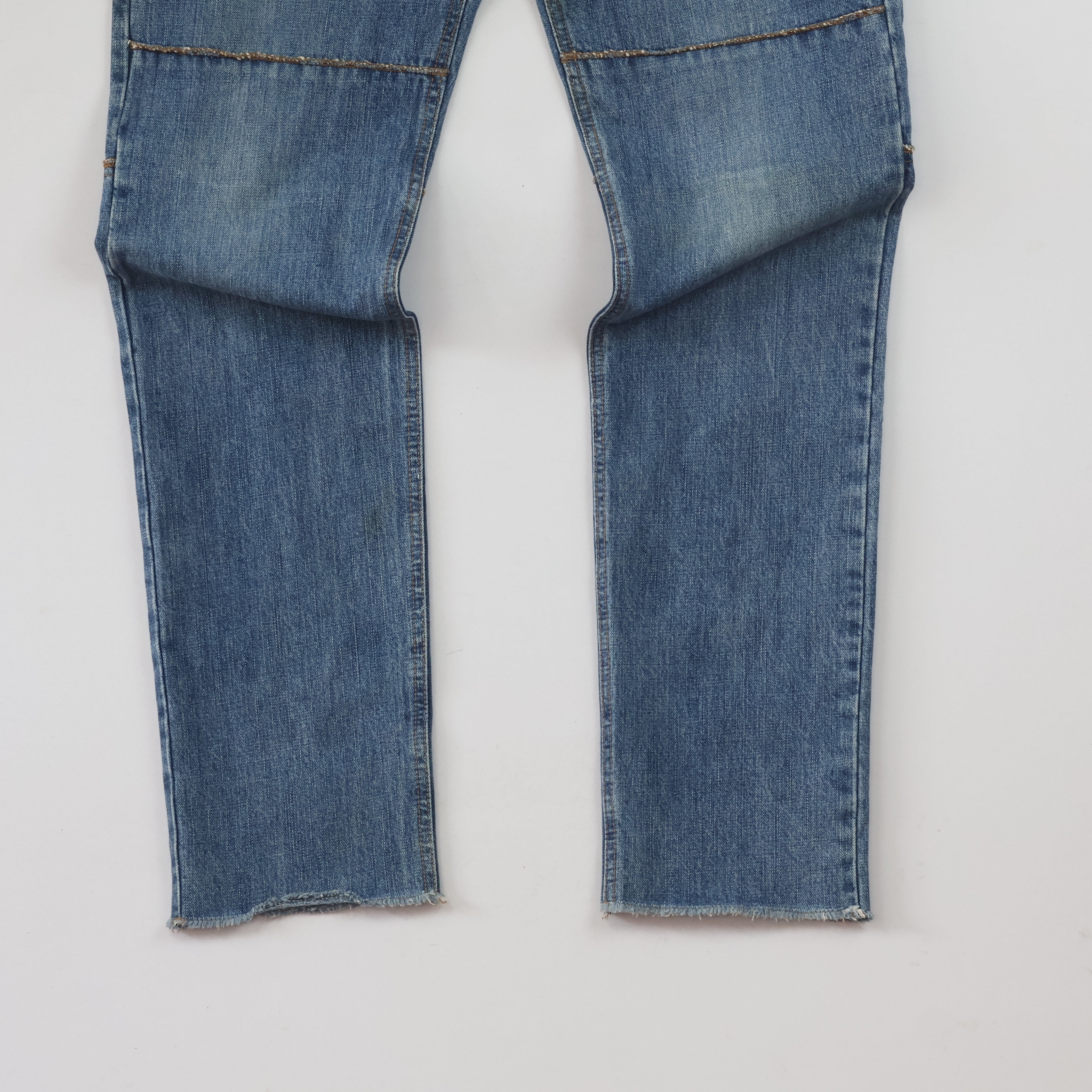 Thrifted Thisisneverthat Men's Blue Ripped Jeans 32-34 Waist/ J1040