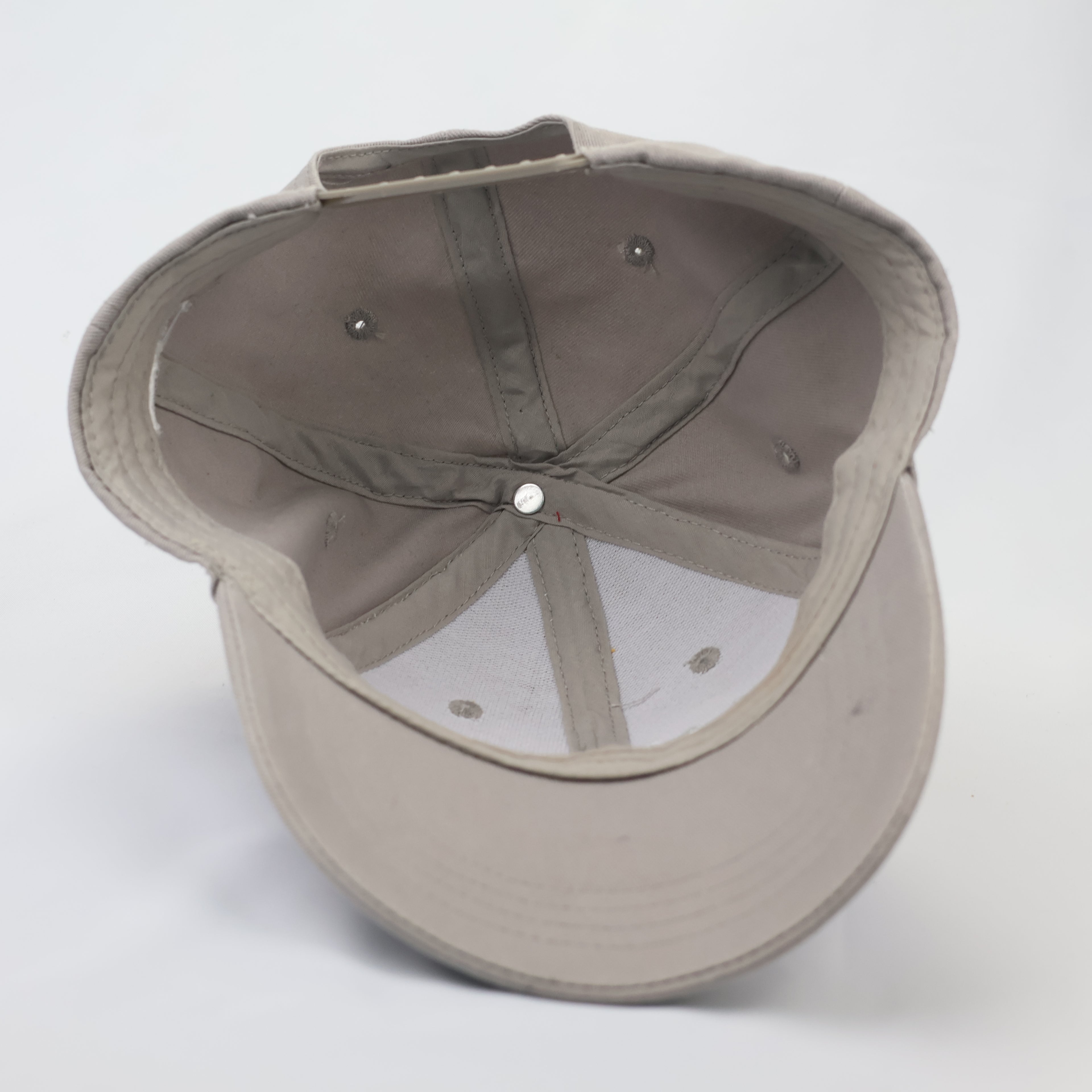 Thrifted NYC Lettering Snapback Hat - Light Grey Urban Cap