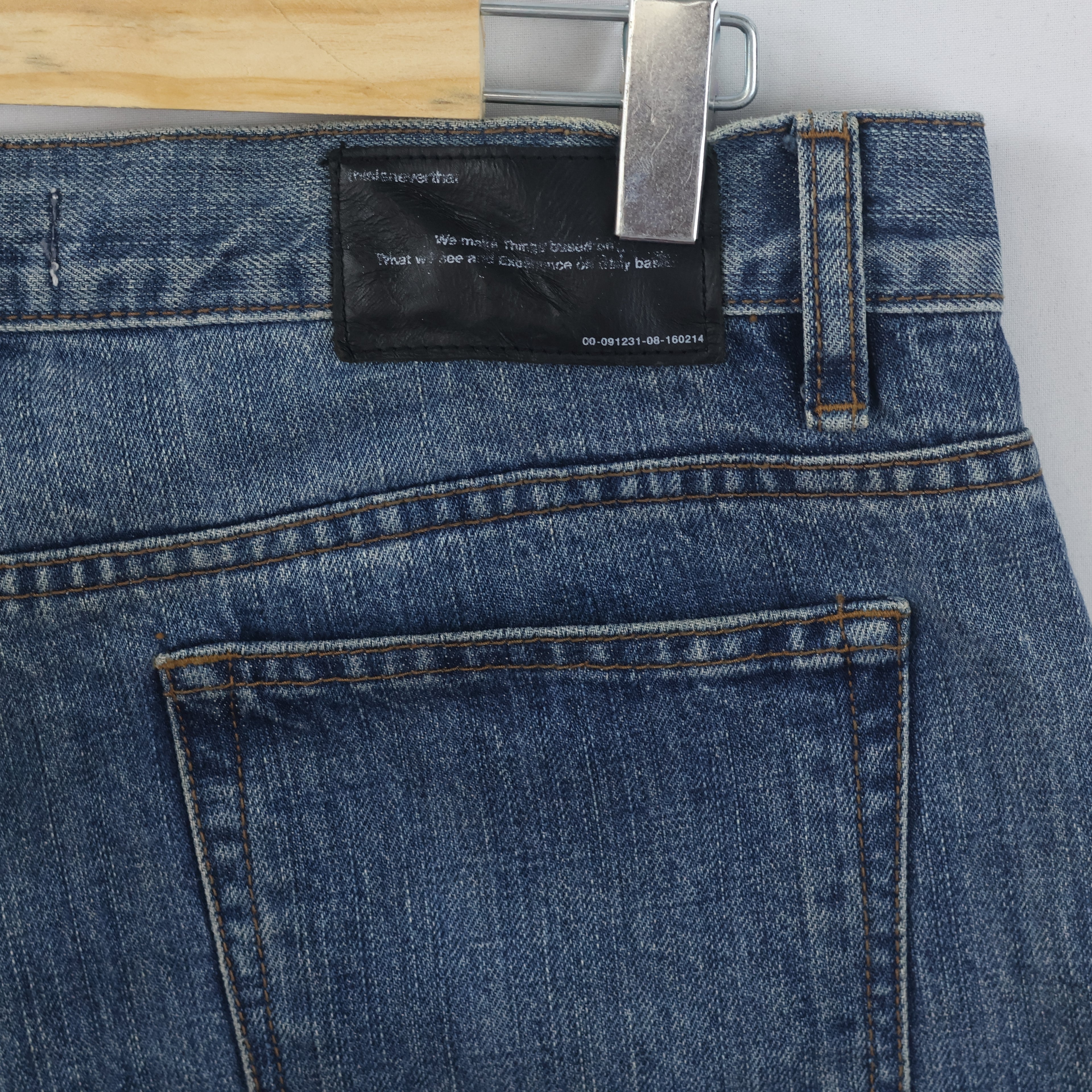 Thrifted Thisisneverthat Men's Blue Ripped Jeans 32-34 Waist/ J1040