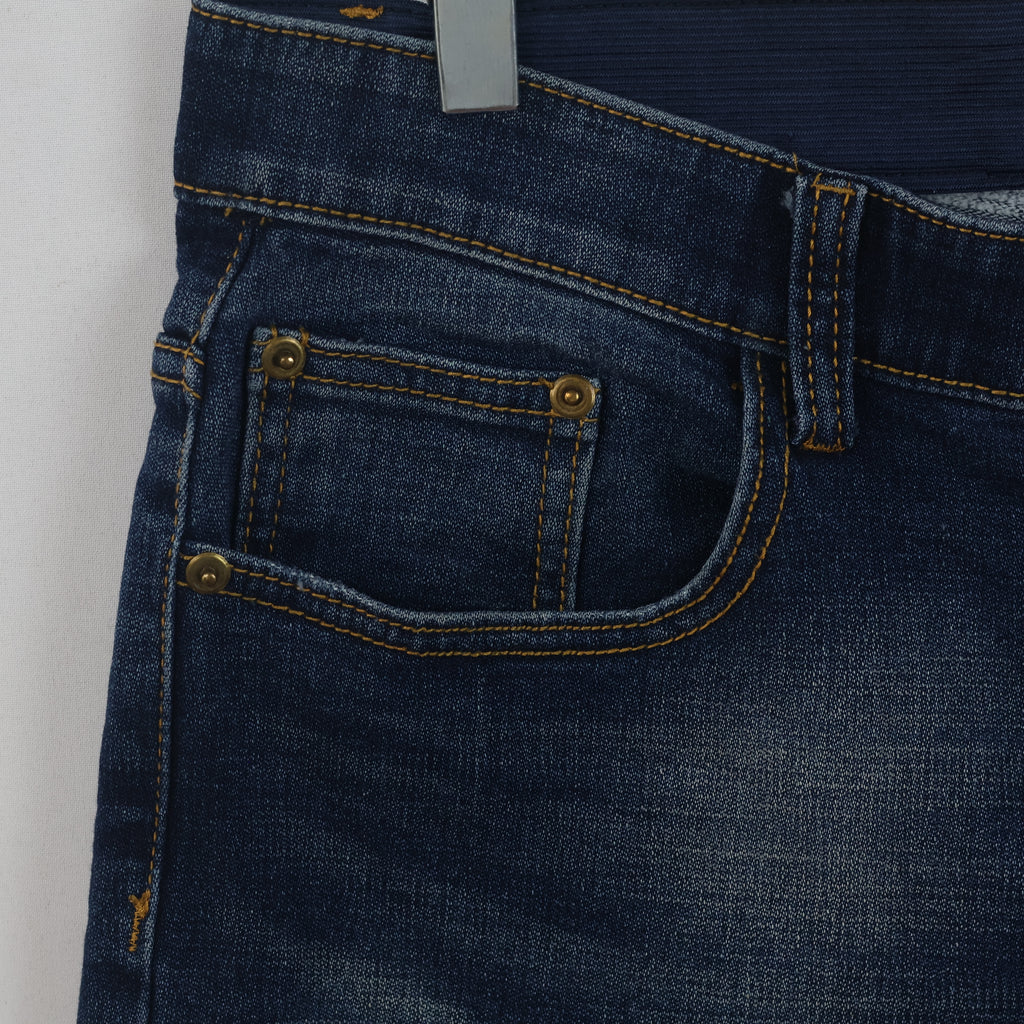 Thrifted Men's Trade Maker Casual Wash Denim Trousers Waist 32/ J1062