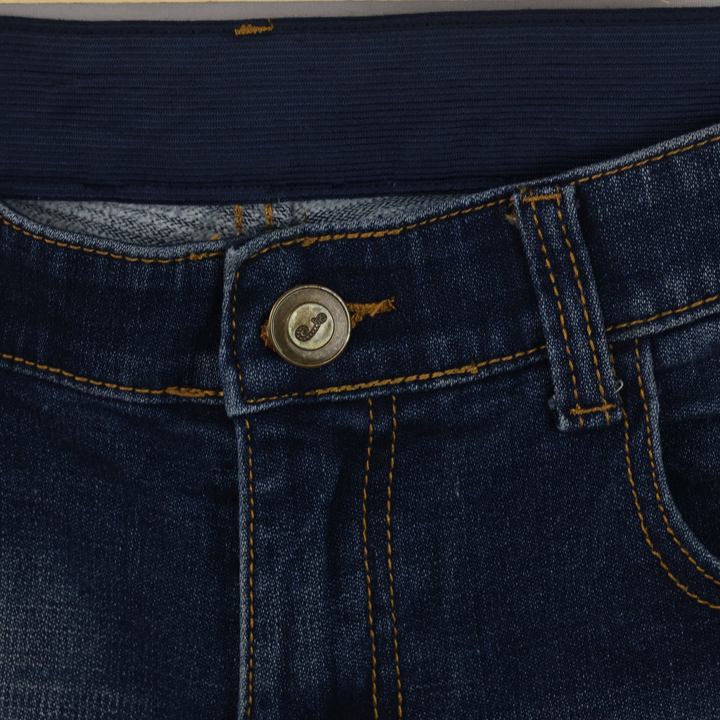 Thrifted Men's Trade Maker Casual Wash Denim Trousers Waist 32/ J1062