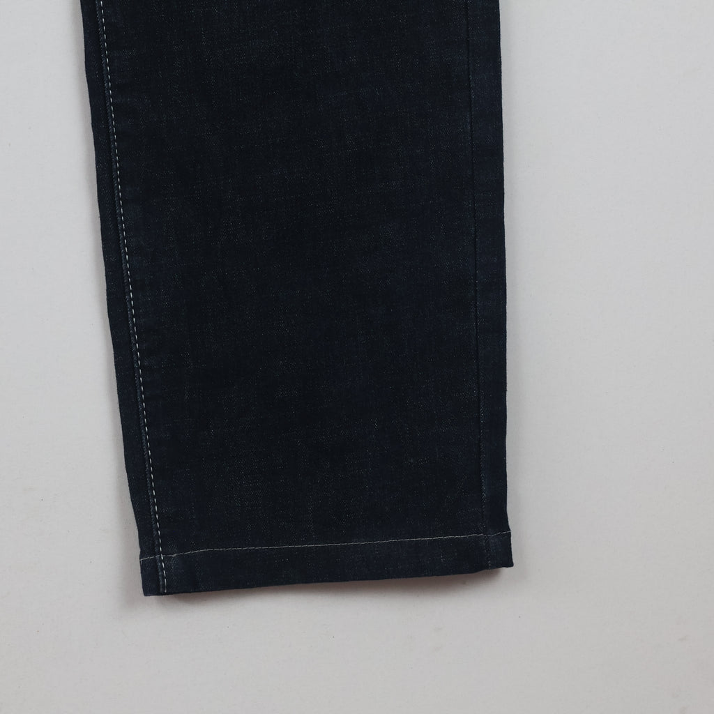 Thrifted Caesar Men's Deep Indigo Blue Denim Jeans 34 Waist/ J1036