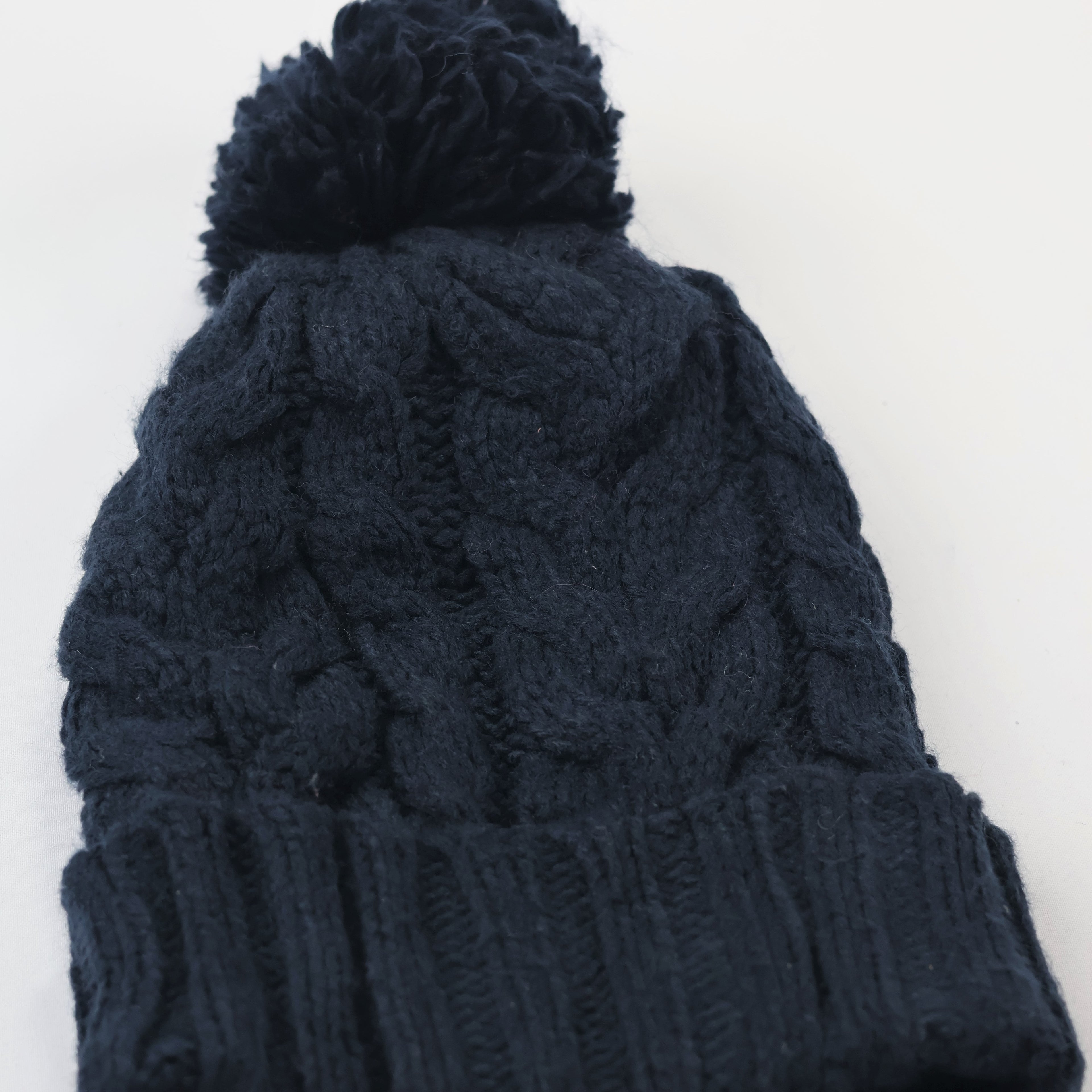 Official GAP Kids Knit Thrifted Beanie – Soft-Touch Blue Winter Cap with Logo Appliqué