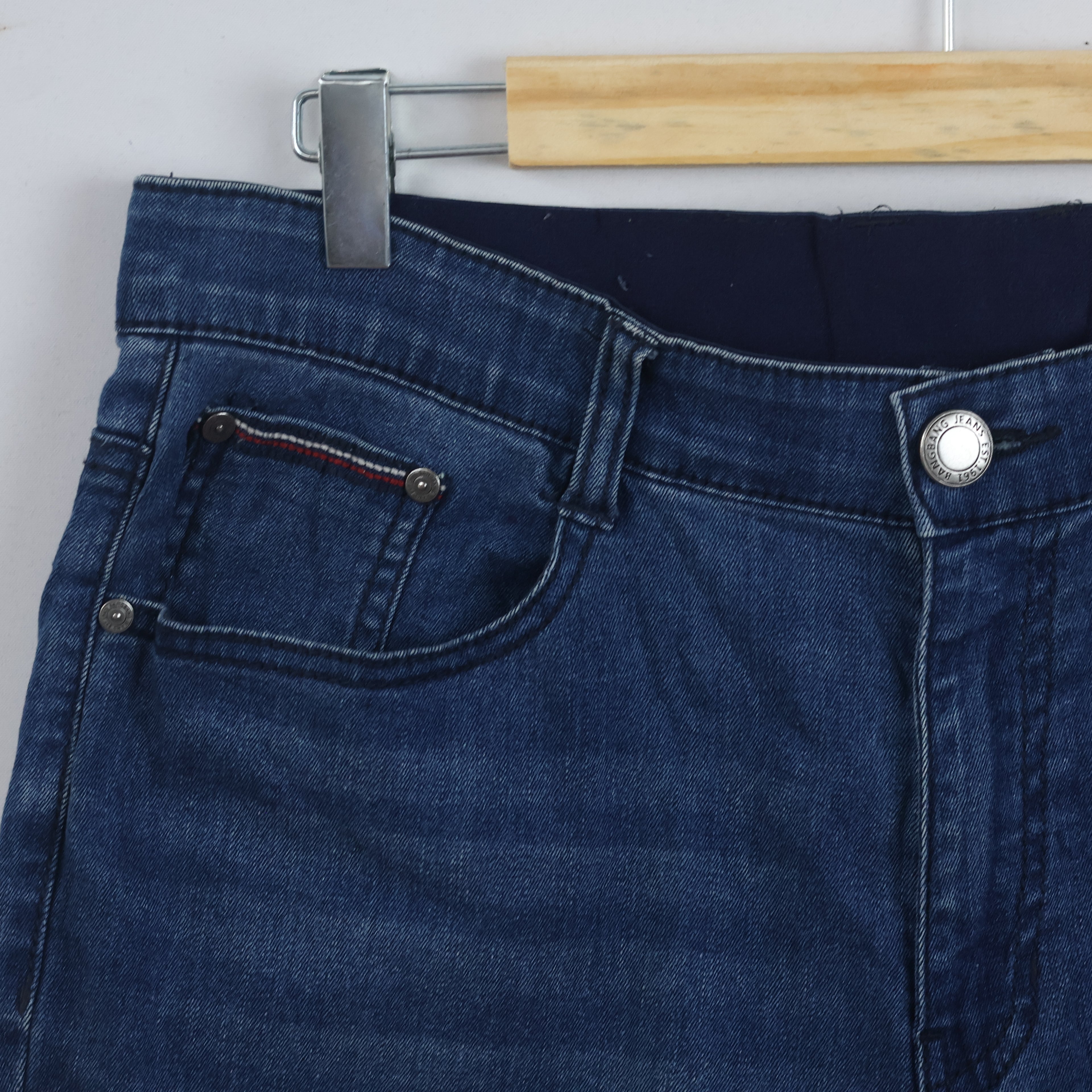 Thrifted Bang Bang Men's Blue Straight Fit Jeans 32 Waist/ J1035