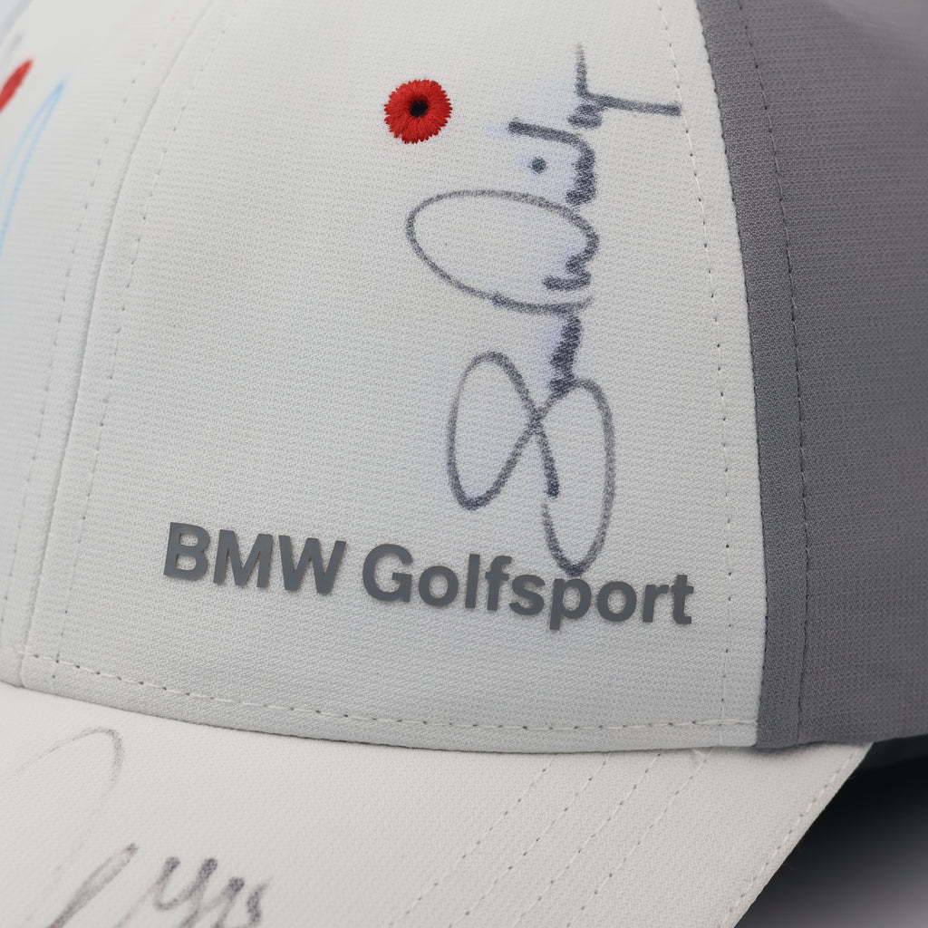 BMW Autographed Golfsport Official Merchandise Thrifted Cap - Rare Thrifted Find