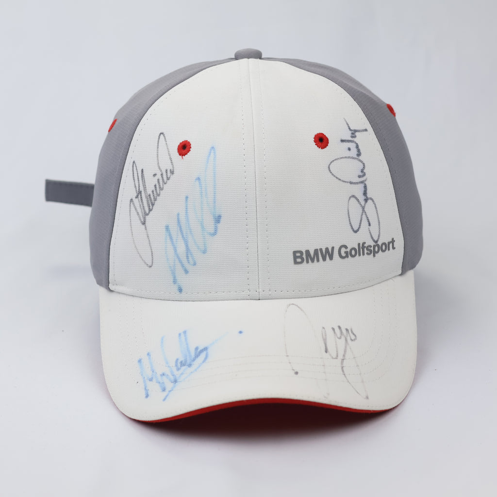 BMW Autographed Golfsport Official Merchandise Thrifted Cap - Rare Thrifted Find