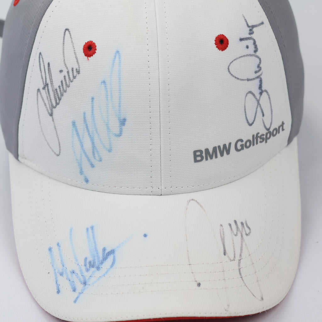 BMW Autographed Golfsport Official Merchandise Thrifted Cap - Rare Thrifted Find