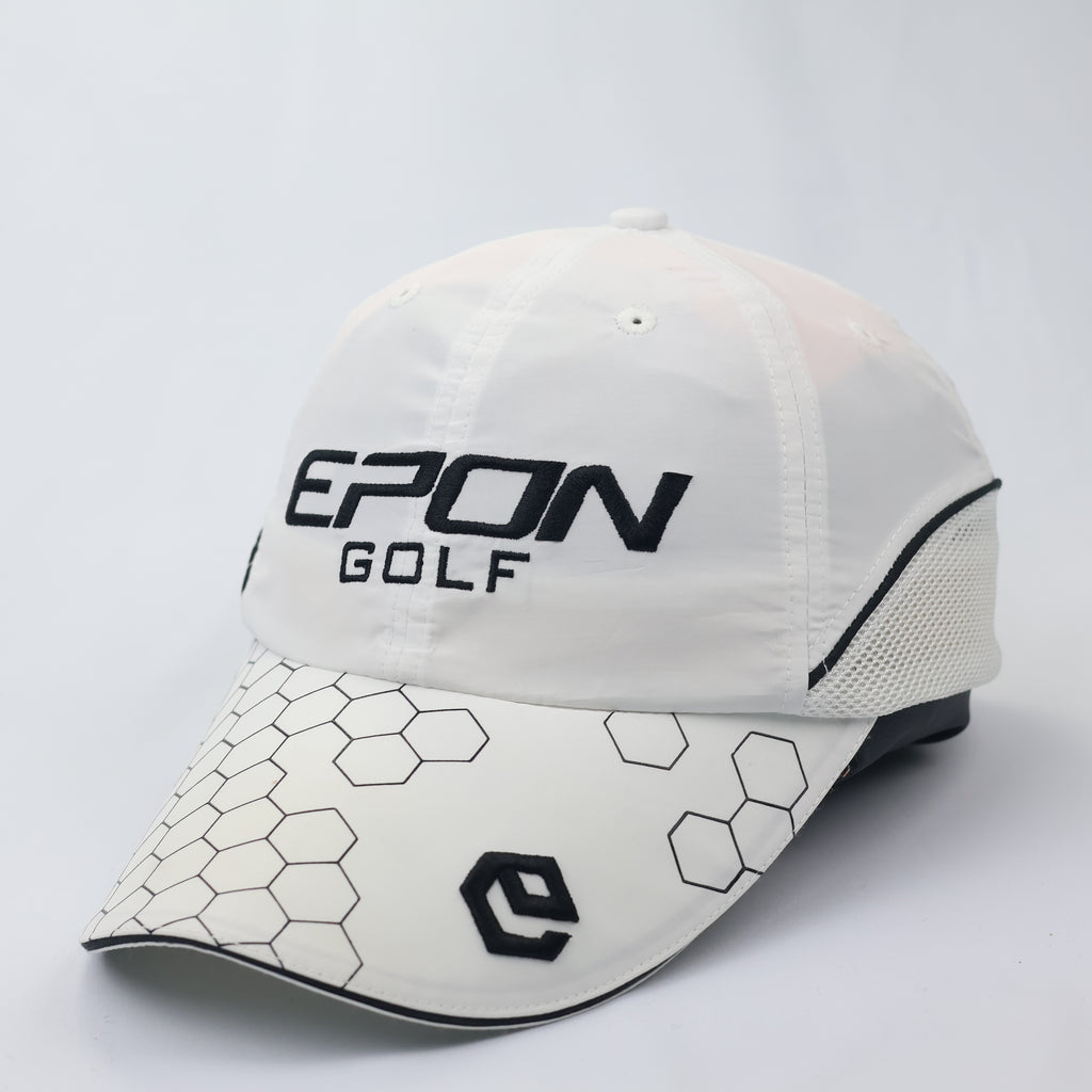 Epon Golf Japan Forged Performance Thrifted Cap - White Mesh Panel Hat