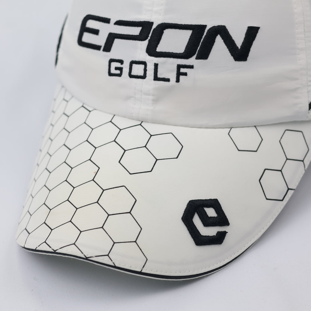 Epon Golf Japan Forged Performance Thrifted Cap - White Mesh Panel Hat